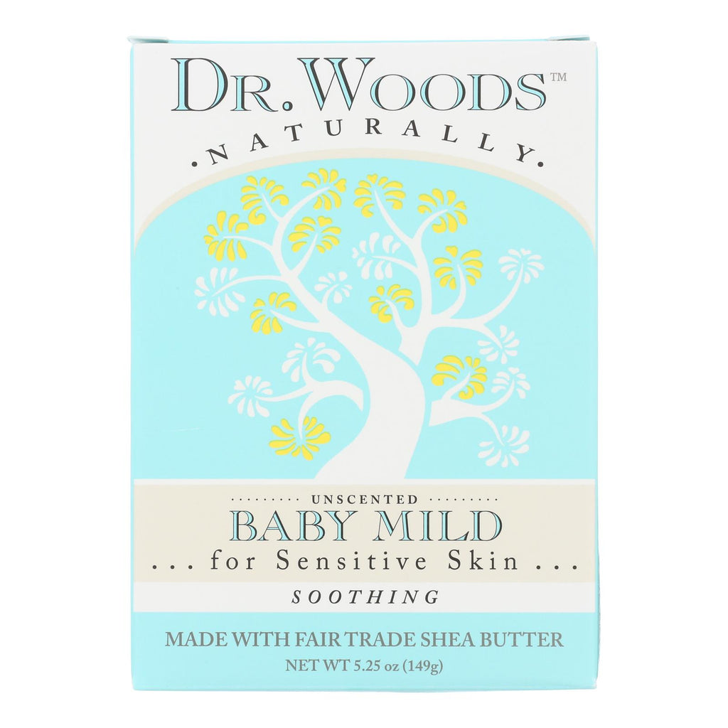 Dr. Woods Bar Soap Baby Mild Unscented - 5.25 oz
