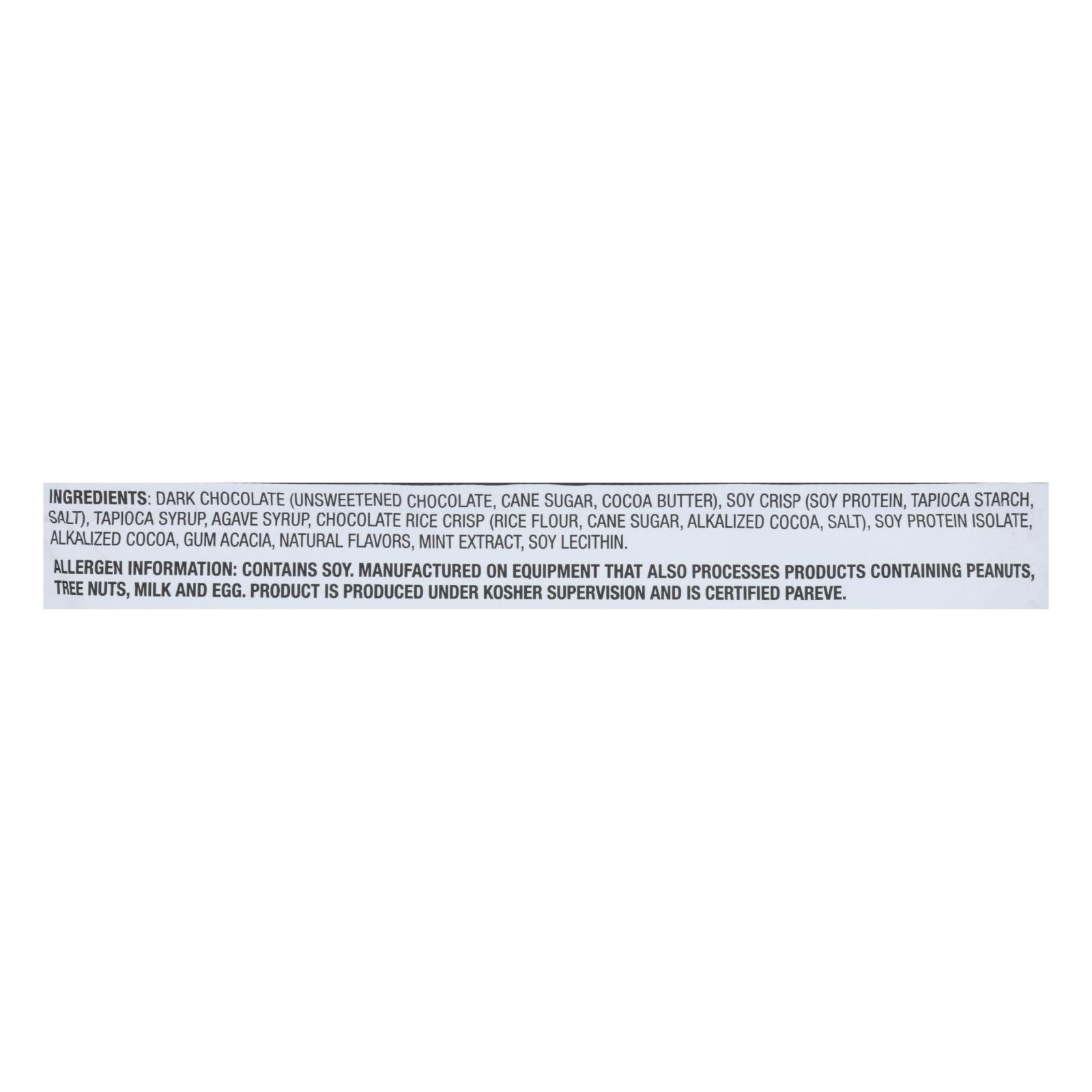 NuGo Nutrition Bar - Dark - Mint Chocolate Chip - 1.76 oz - Case of 12