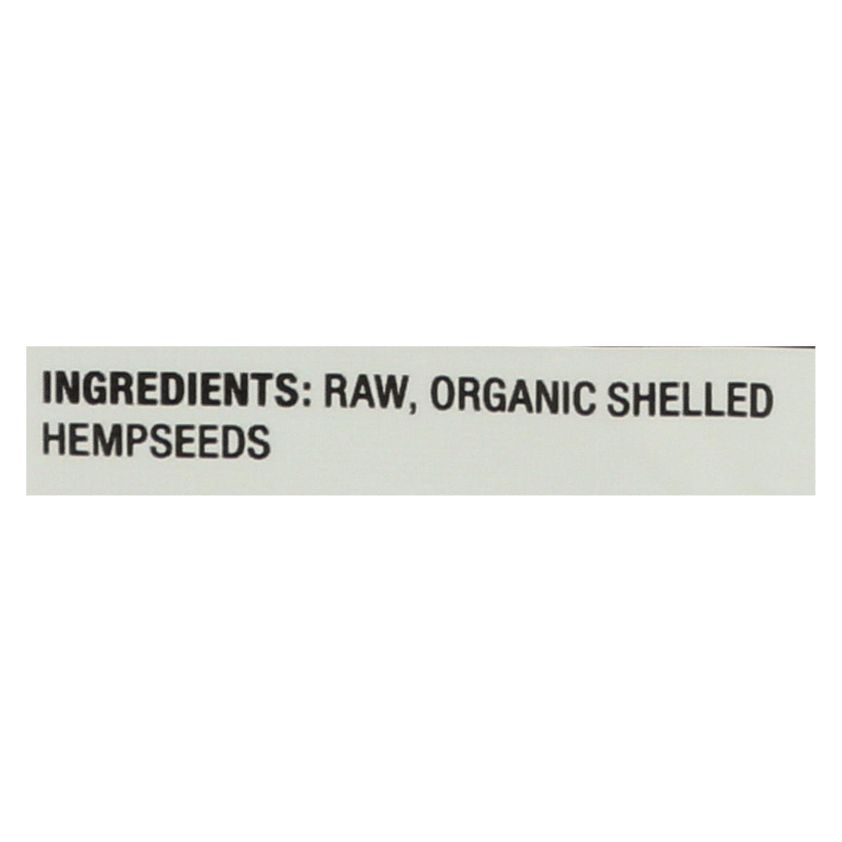 Nutiva Certified Organic Hempseed - Shelled - 8 oz - Case of 6