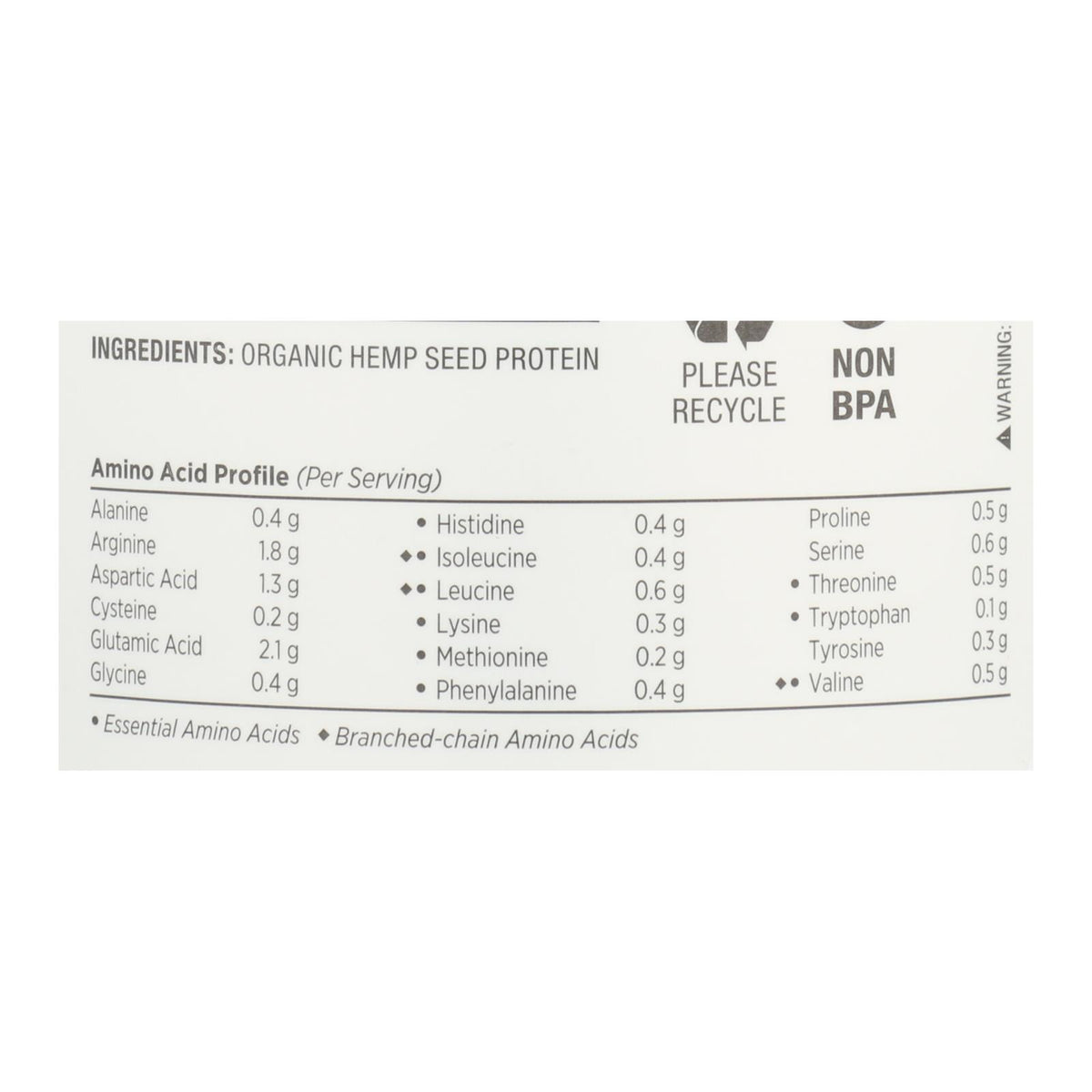 Nutiva Organic Hemp Protein Hi-Fiber - 16 oz