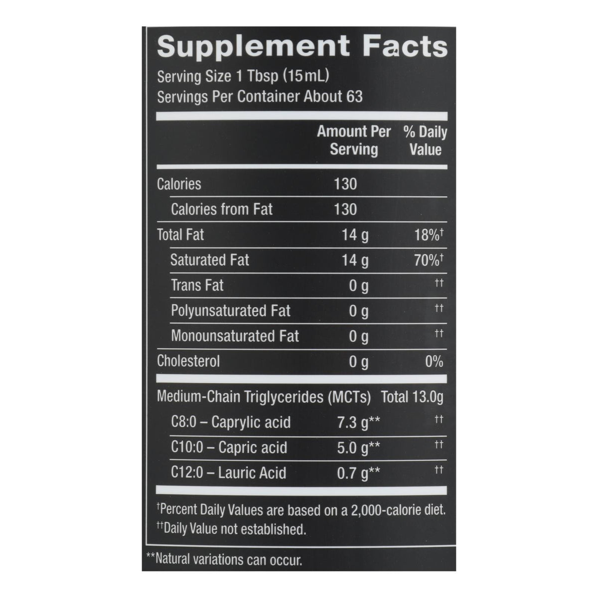 Nutiva 100% Organic Mct Oil - 32 fl oz