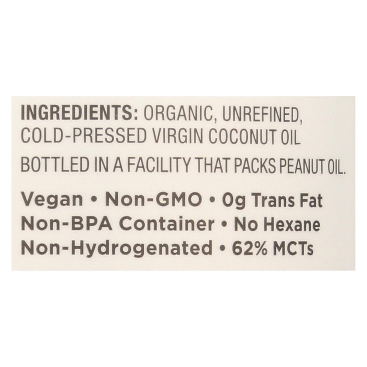 Nutiva Virgin Coconut Oil Organic - 15 fl oz
