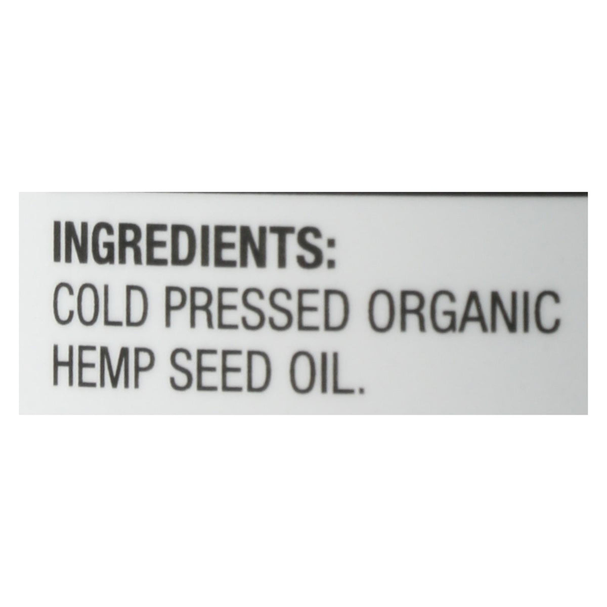 Manitoba Harvest Organic Hemp Oil  - 1 Each - 16.9 FZ