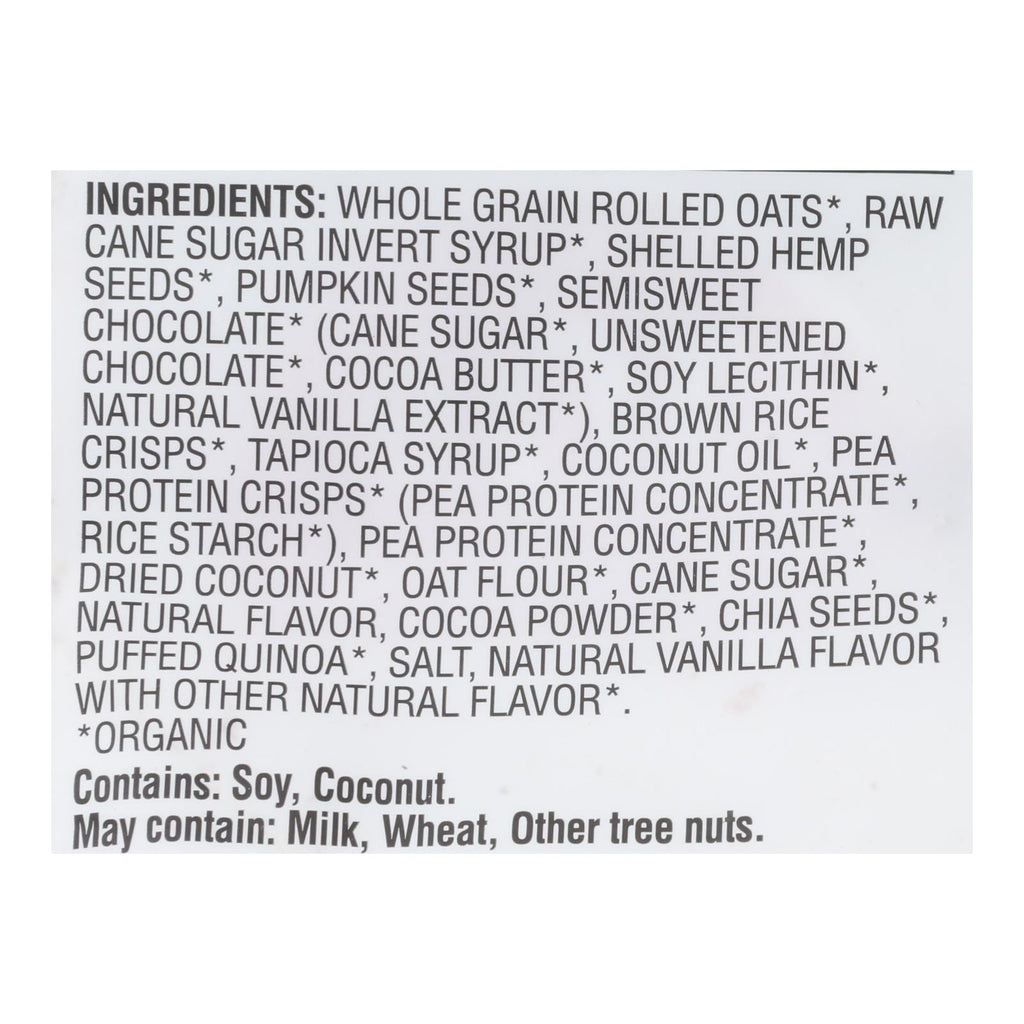 Manitoba Harvest - Granola Hemp Dark Chocolate - Case of 6 - 10 OZ