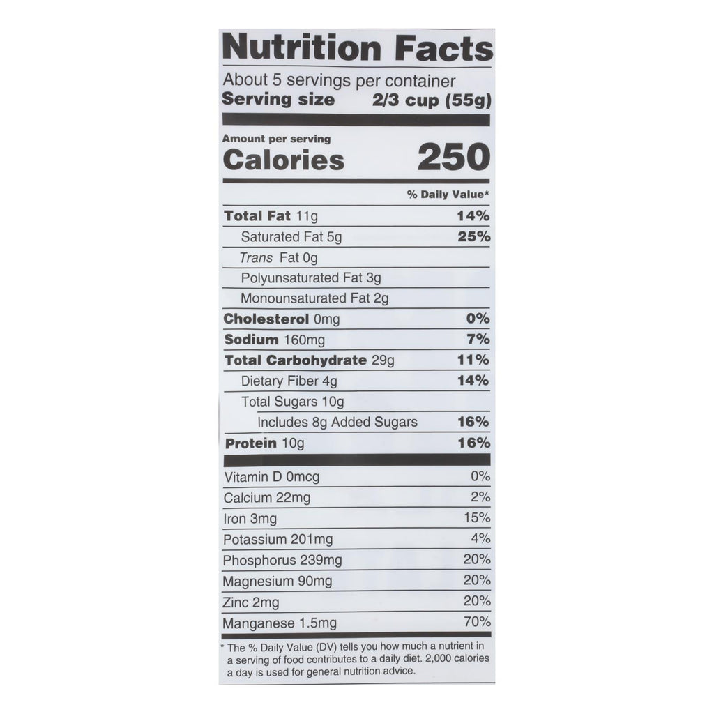 Manitoba Harvest - Granola Hemp Dark Chocolate - Case of 6 - 10 OZ