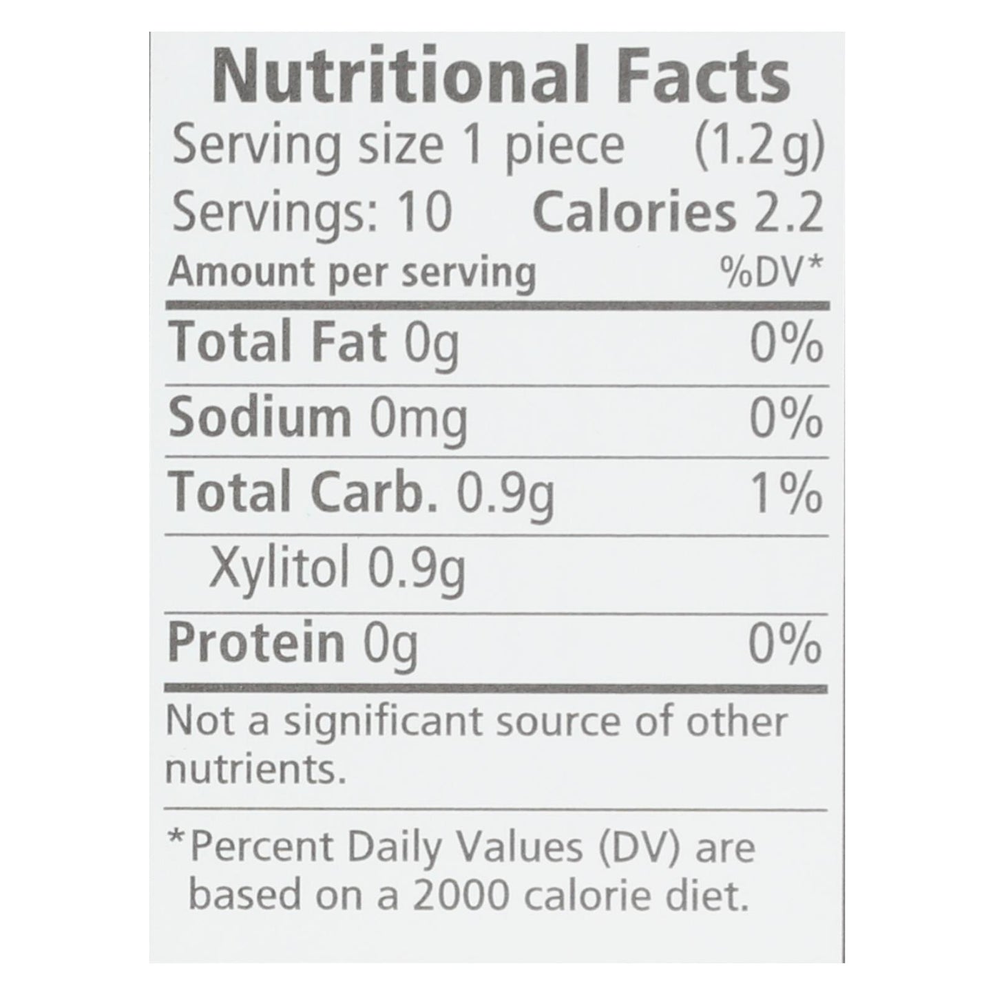 Spry Xylitol Gems - Cinnamon - Case of 20 - 10 Count