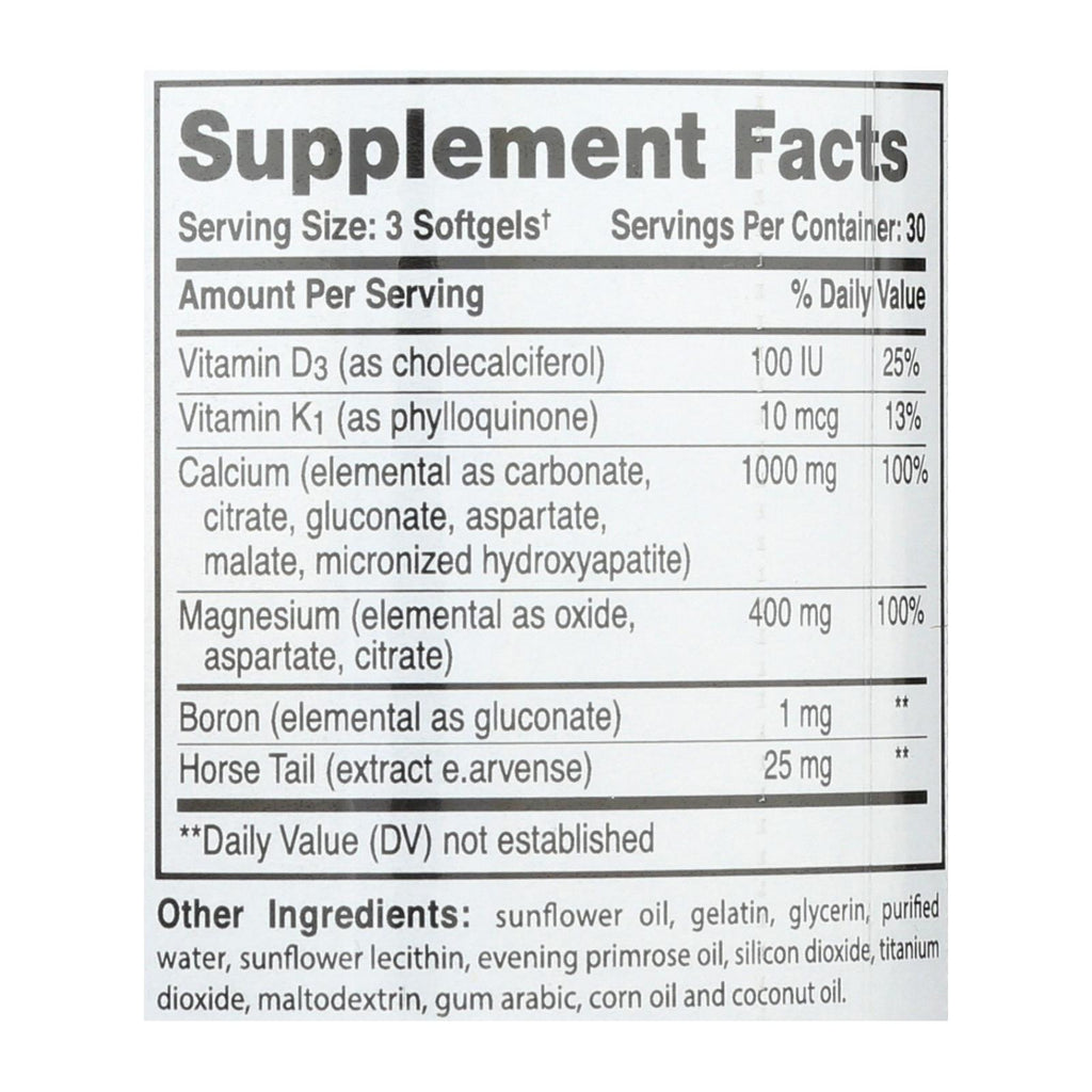 Phyto-Therapy Liquid Calcium - 1000 mg - 90 Softgels