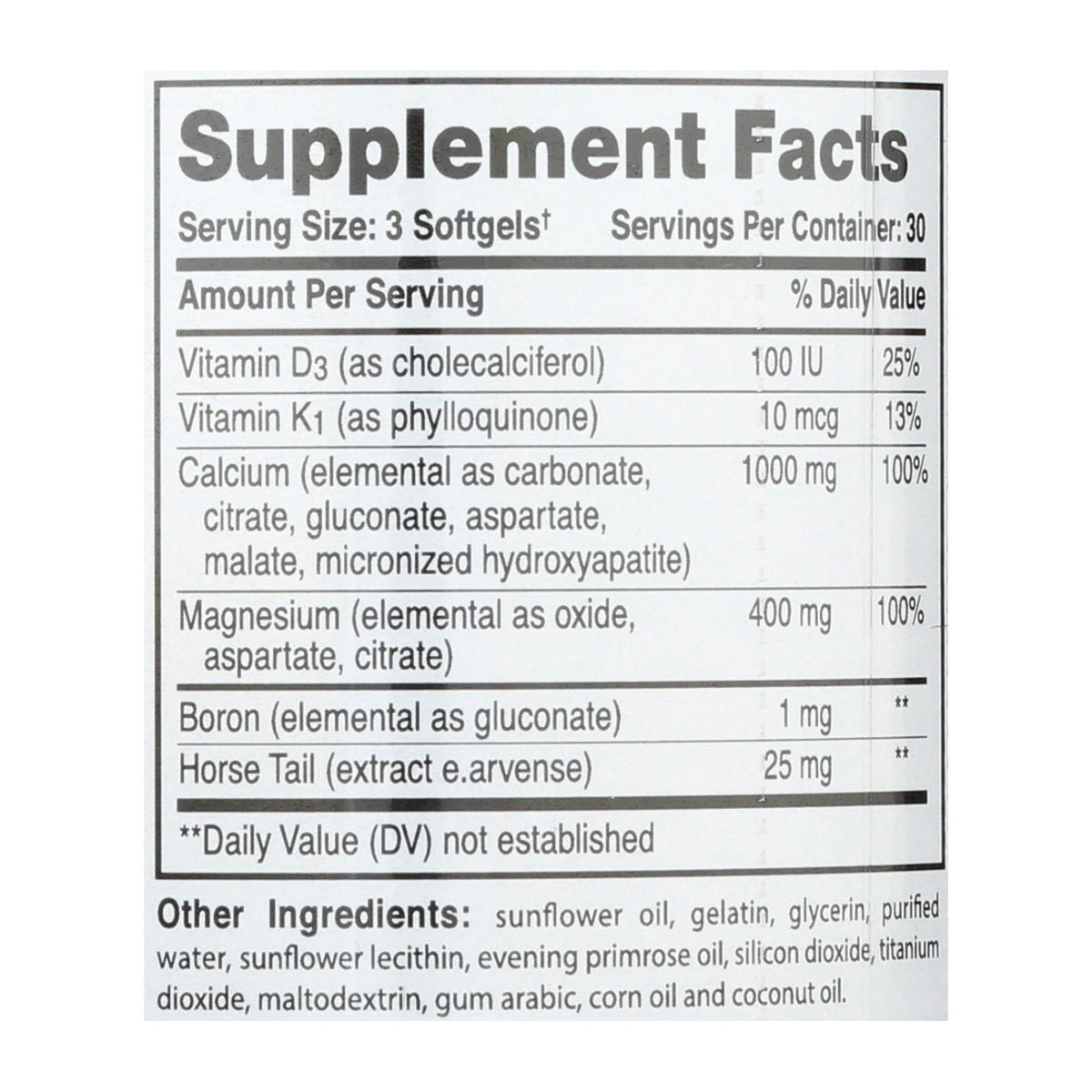 Phyto-Therapy Liquid Calcium - 1000 mg - 90 Softgels