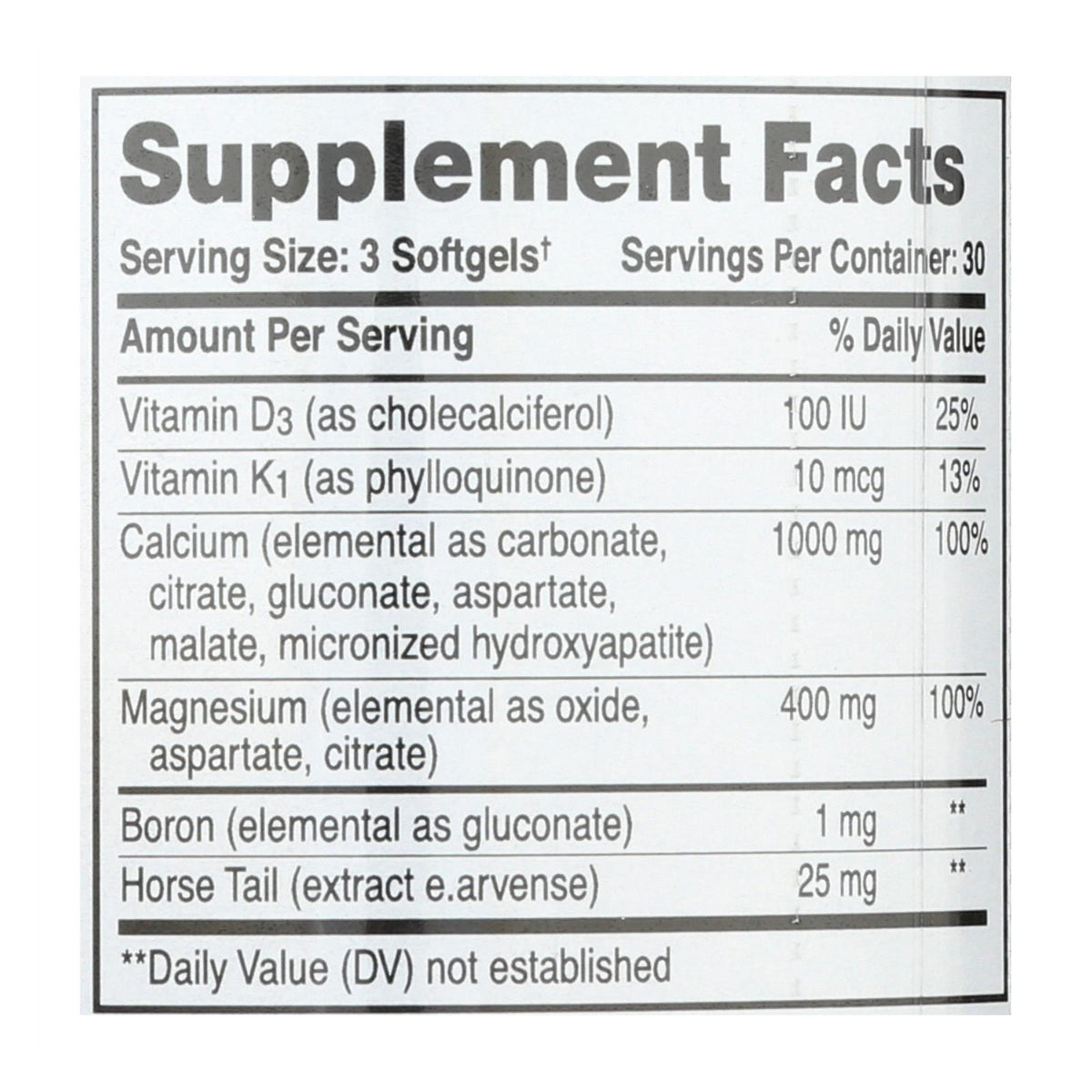 Phyto-Therapy Liquid Calcium - 1000 mg - 90 Softgels