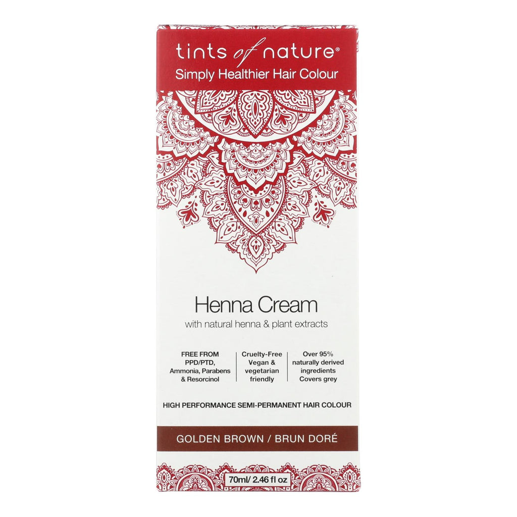 Tints Of Nature - Henna Cream Golden Brown - 2.46 FZ