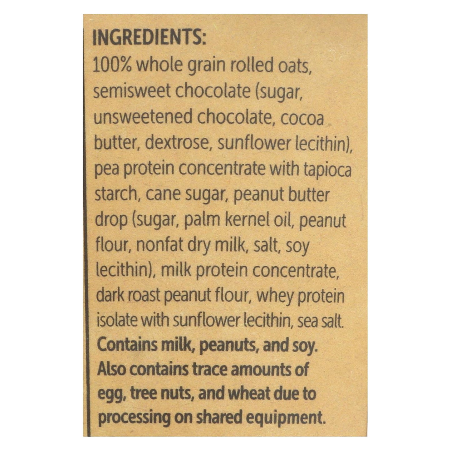 Kodiak Cakes Peanut Butter Chocolate Chip Oatmeal - Case of 12 - 2.12 OZ