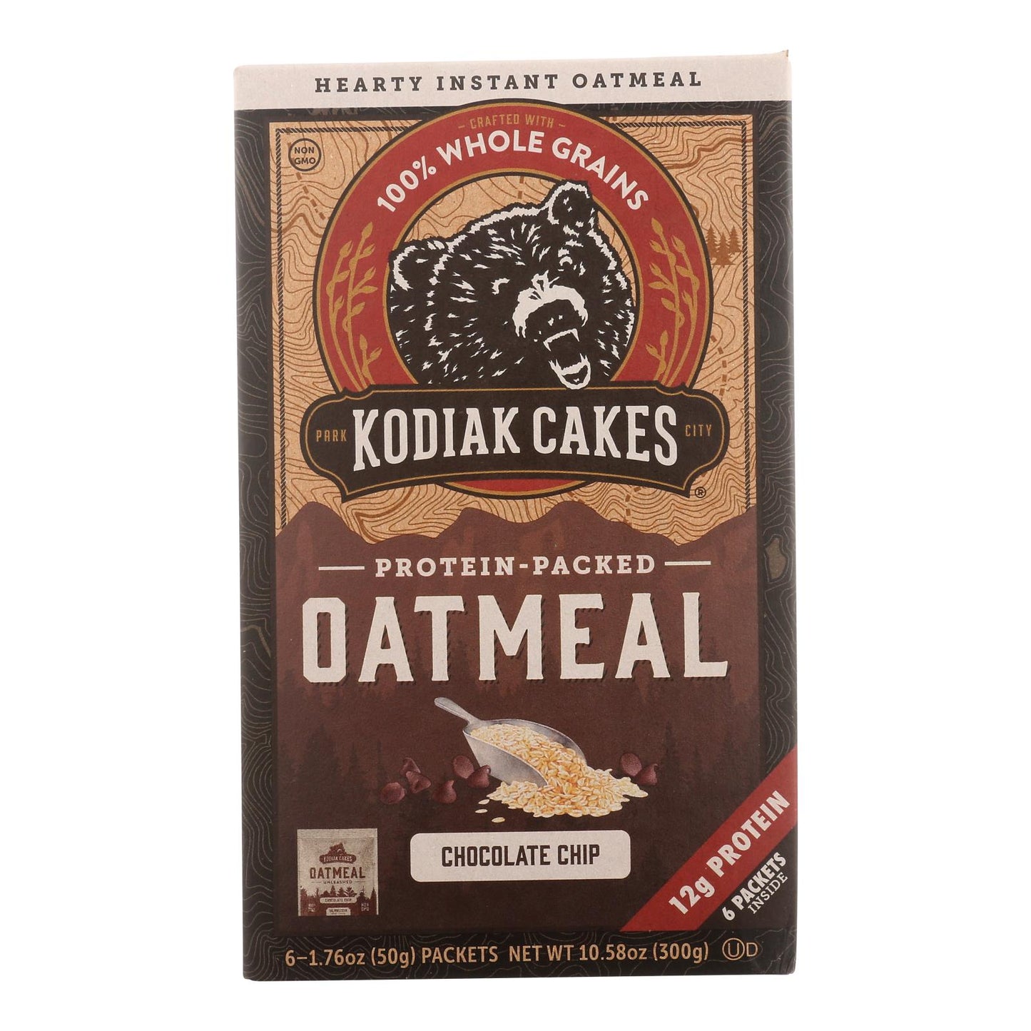 Kodiak Cakes - Oatmeal Choc Chip Packets - CS of 6-6/1.76OZ