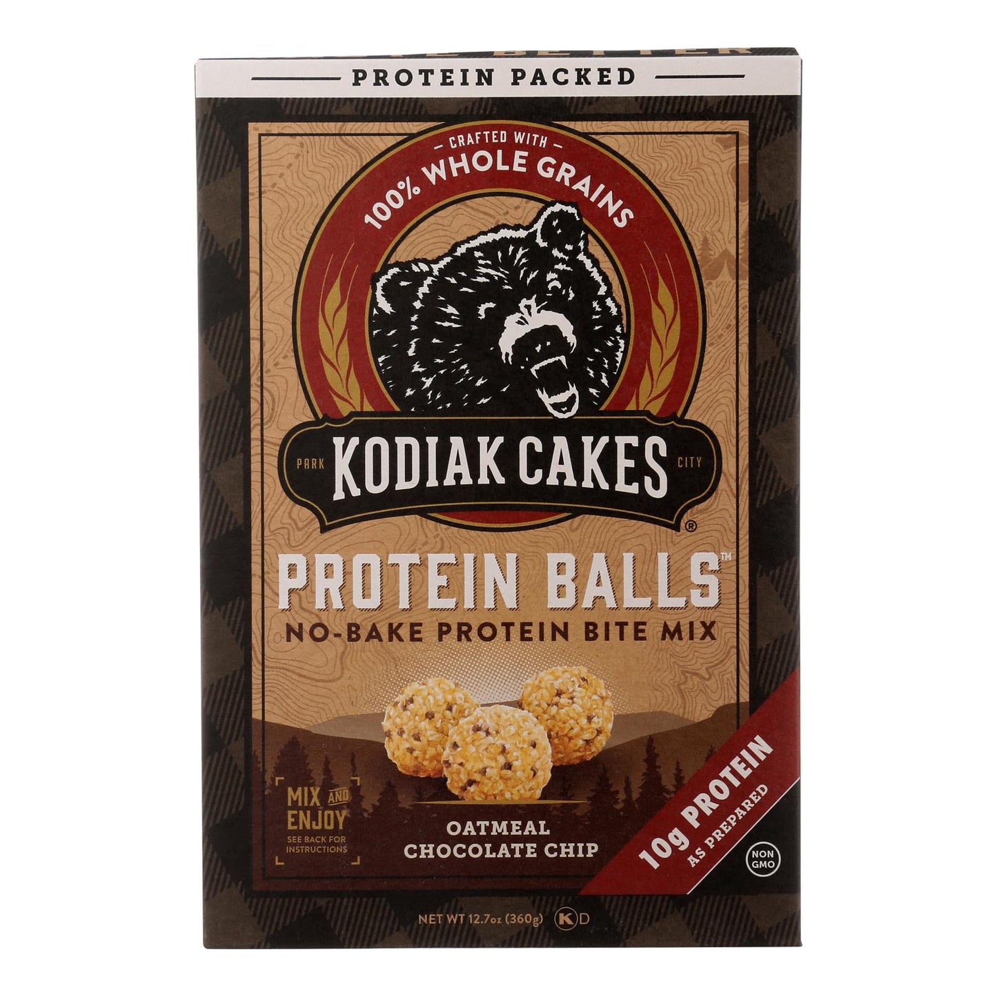 Kodiak Cakes - Protein Ball Mix Oat Cchp - Case of 6-12.70 OZ