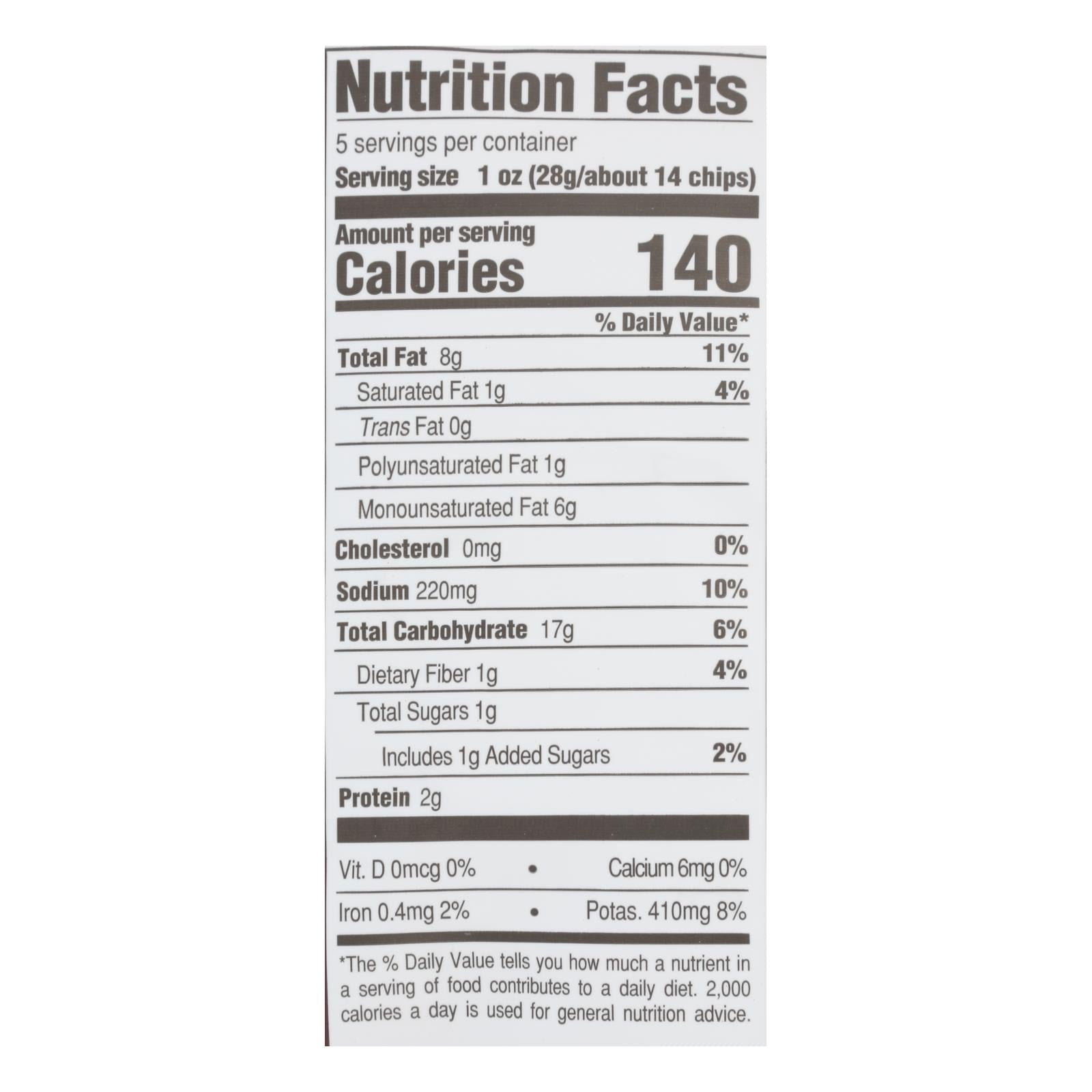 Boulder Canyon - Kettle Chips - Red Wine Vinegar - Case of 12 - 5 oz.