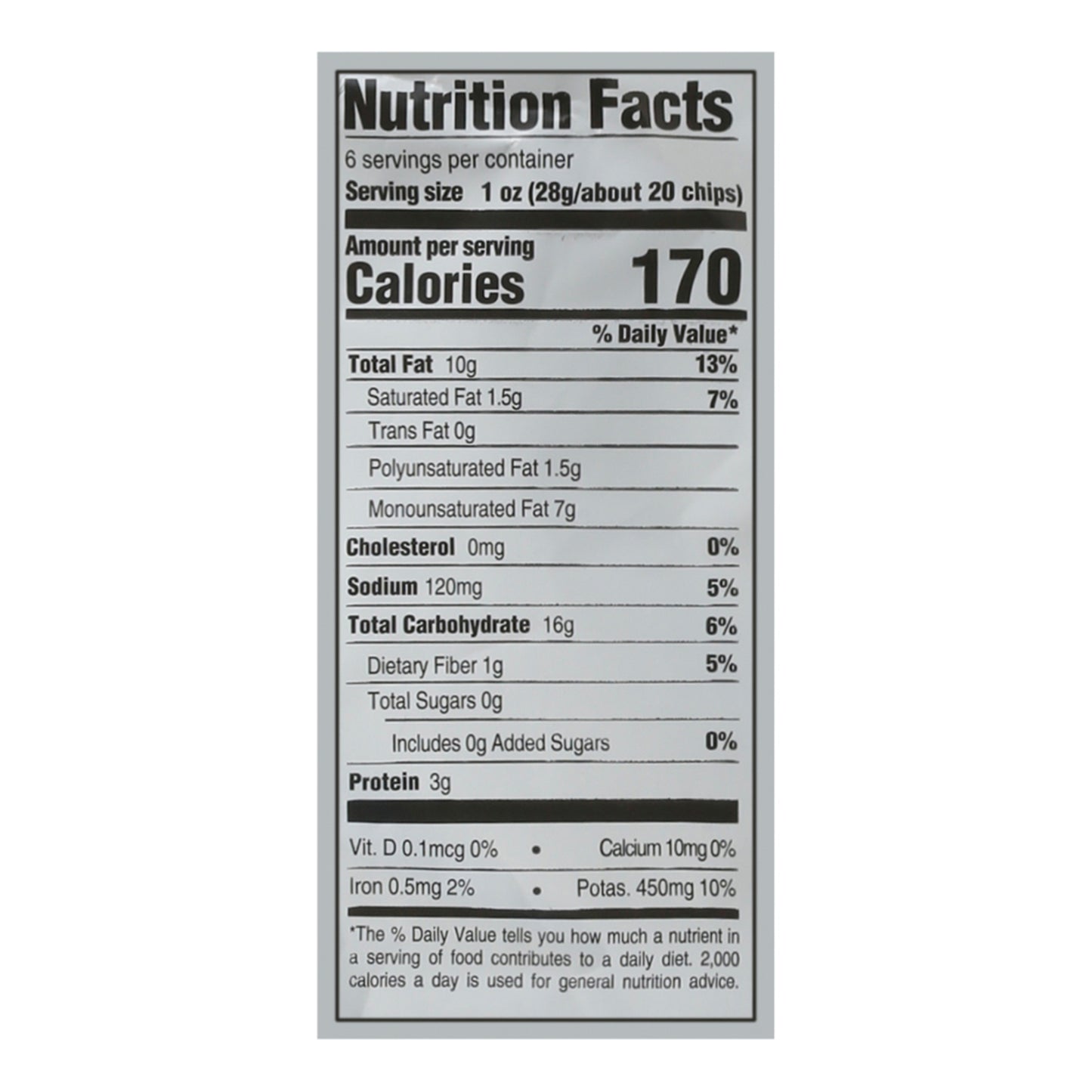 Boulder Canyon - Chip Sea Salt & Avo Oil - Case of 12-6 OZ