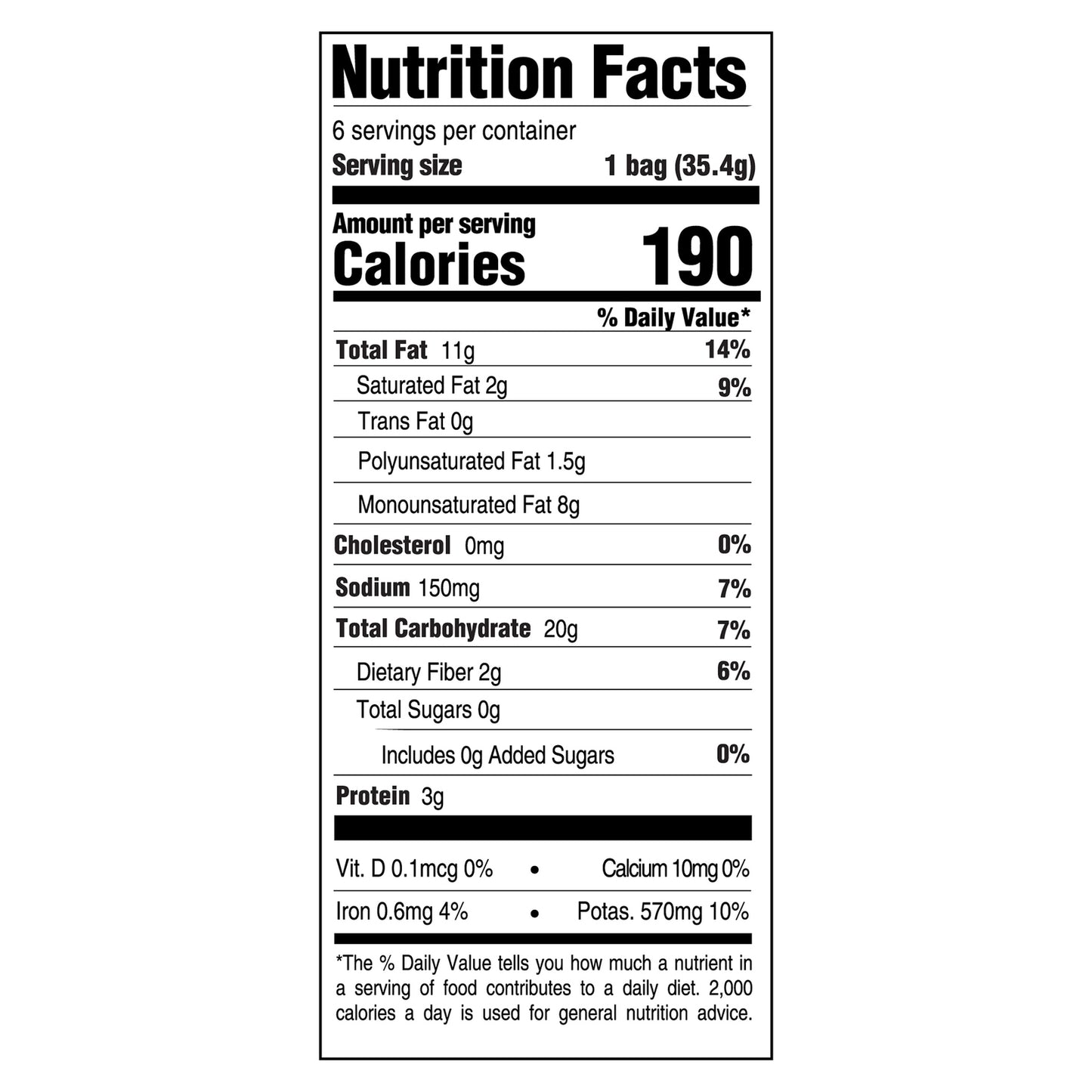 Boulder Canyon, Kettle Style Potato Chips Classic Sea Salt, Case Of 8, 6/1.25 oz.