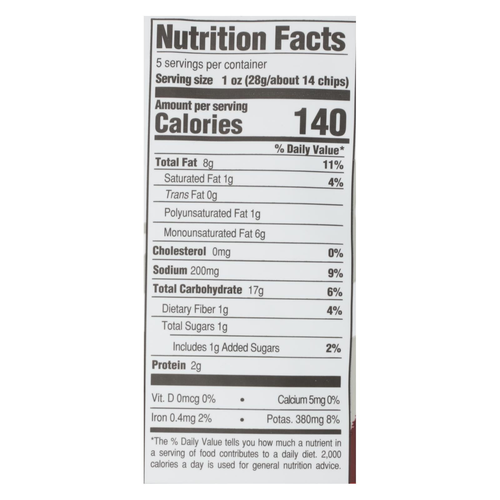 Boulder Canyon - Kettle Chips - Hickory Barbeque - Case of 12 - 5 oz.