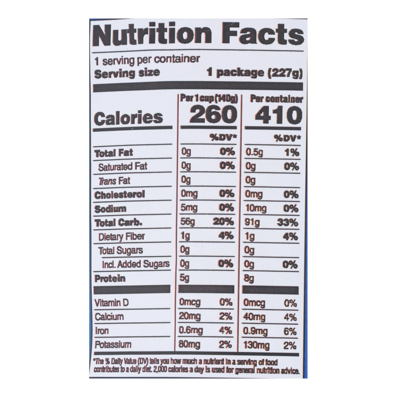 Lotus Foods - Rice White Jas Pouch - Case of 6-8 OZ