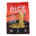 Lotus Foods Ramen - Organic - Millet and Brown Rice - 4 Ramen Cakes - 10 oz - case of 6