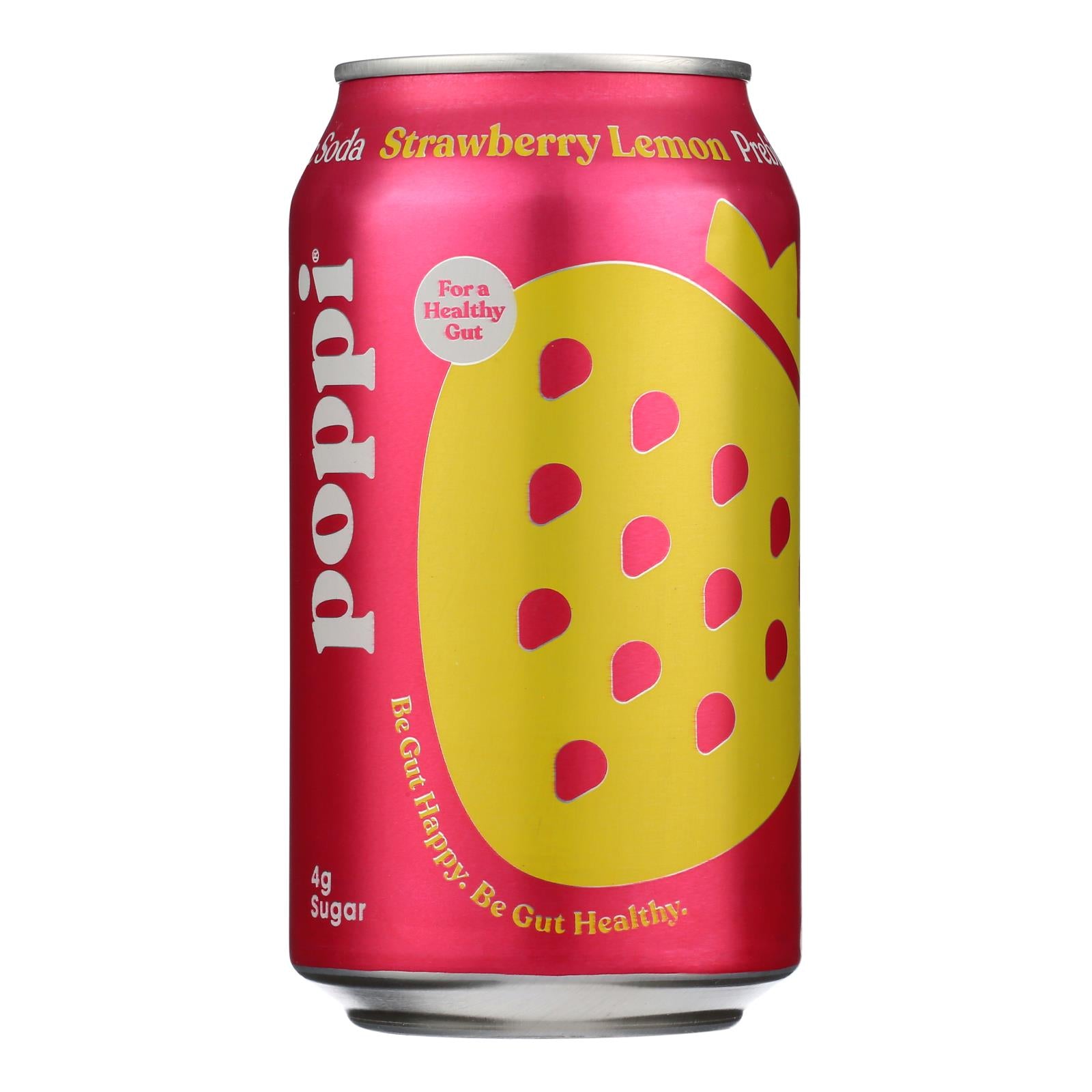 Poppi - Prebio Soda Strwbry Lemon - Case of 12-12 FZ