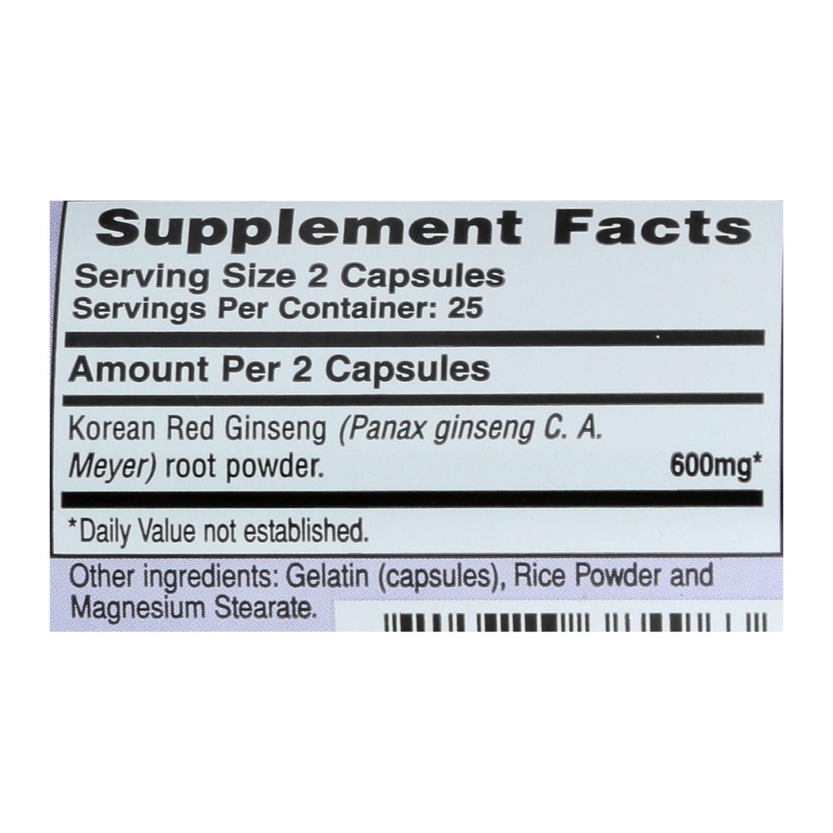 Imperial Elixir Ginseng Korean Red - 50 Caps