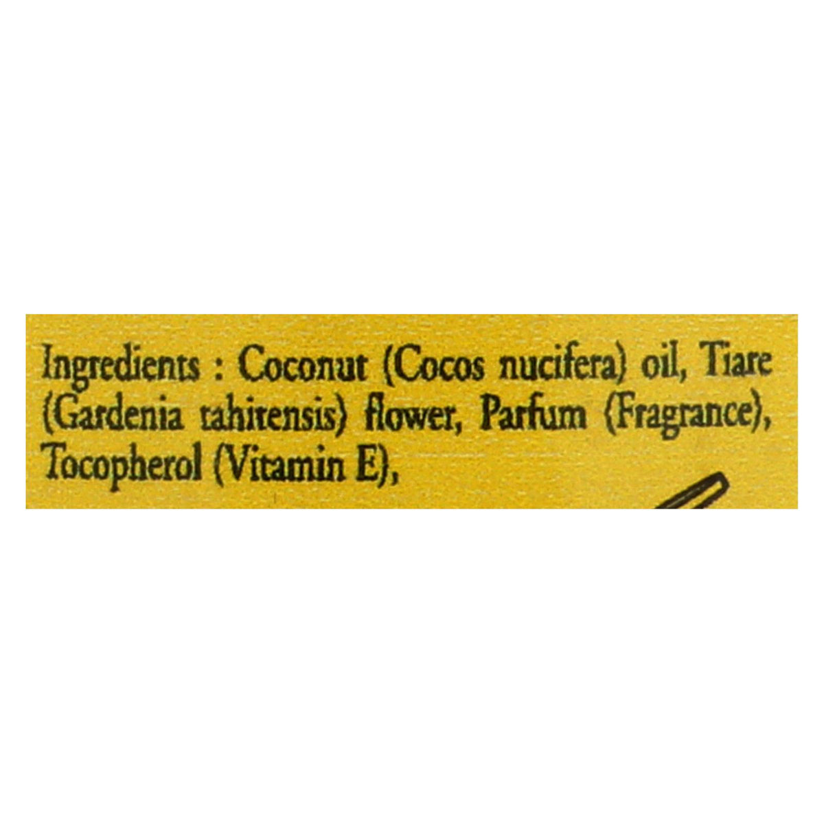 Monoi Tiare Tahiti Monoi Tiiki Tahiti Coconut Oil - 4 fl oz