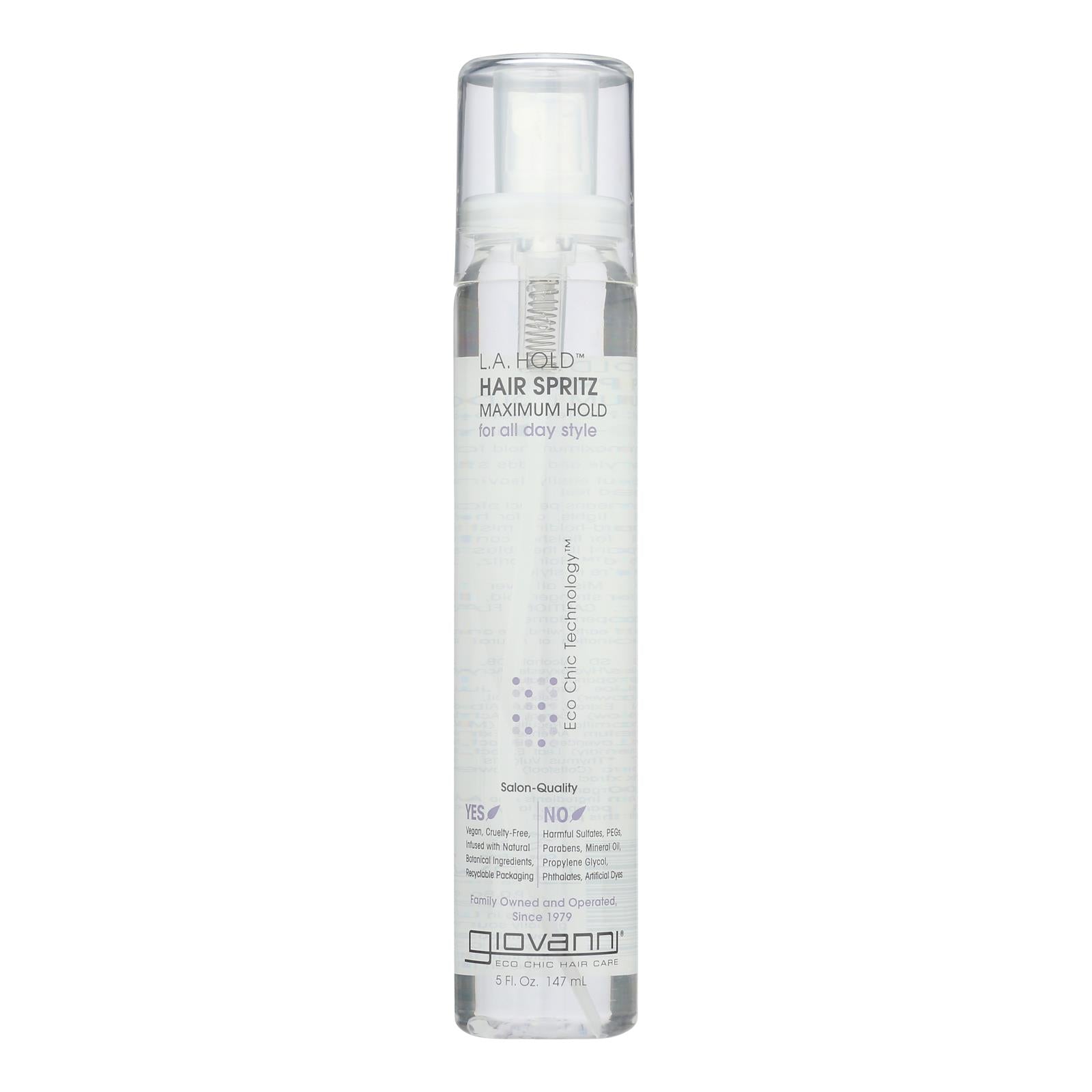 Giovanni L.A. Hold Hair Spritz - 5.1 fl oz