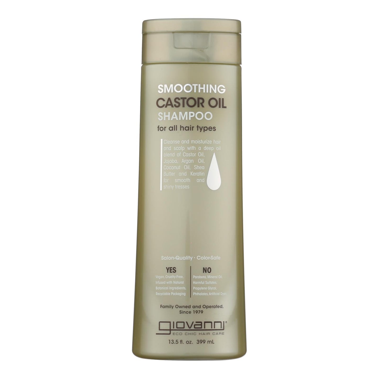 Giovanni Hair Care Products - Shampo Castor Oil Smooth - 1 Each-13.5 FZ