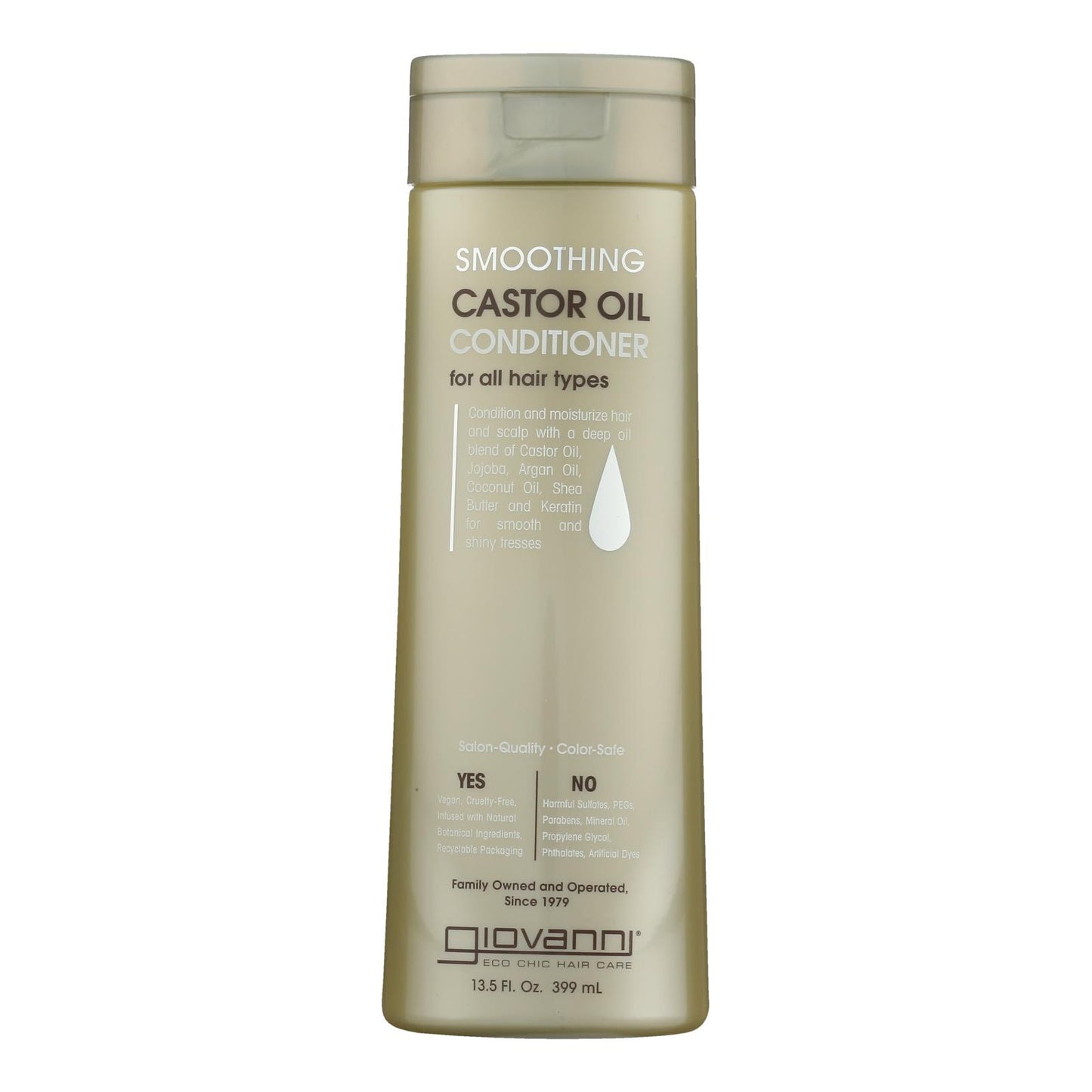 Giovanni Hair Care Products - Conditioner Caster Oil Smooth - 1 Each-13.5 FZ