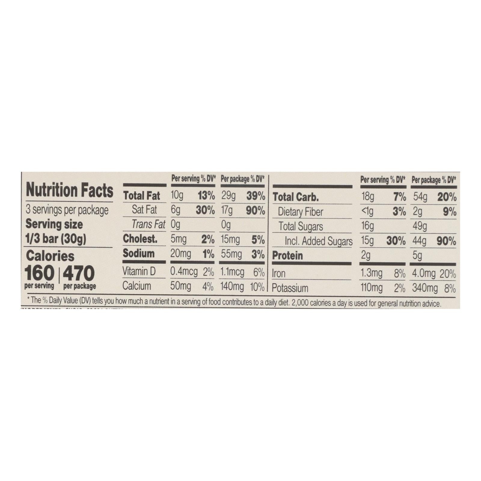 Chocolove Xoxox - Premium Chocolate Bar - Milk Chocolate - Pure - 3.2 oz Bars - Case of 12