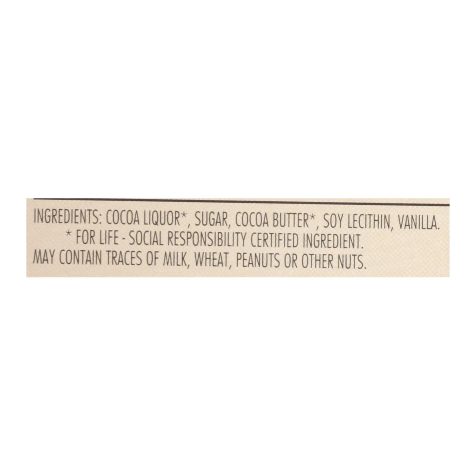 Chocolove Xoxox - Premium Chocolate Bar - Dark Chocolate - Pure - 3.2 oz Bars - Case of 12