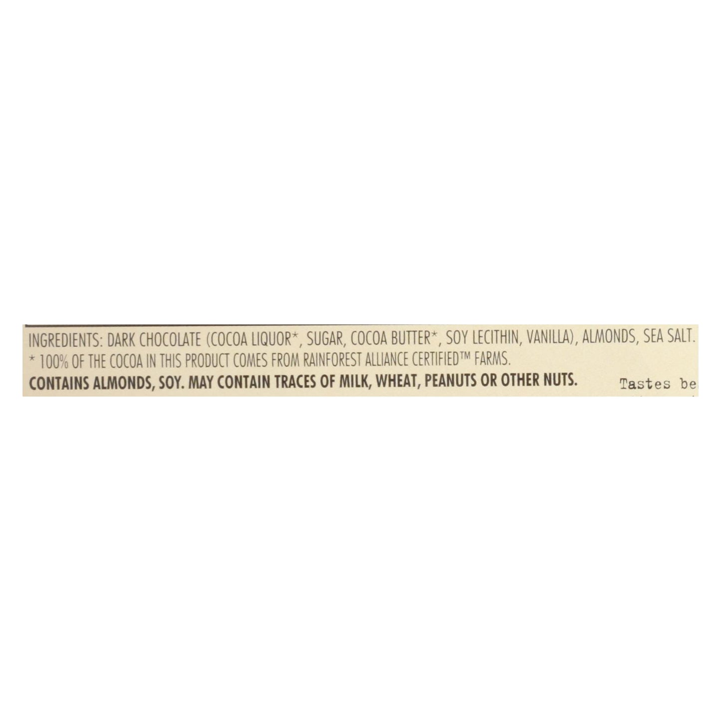 Chocolove Xoxox - Premium Chocolate Bar - Dark Chocolate - Almonds and Sea Salt - 3.2 oz Bars - Case of 12