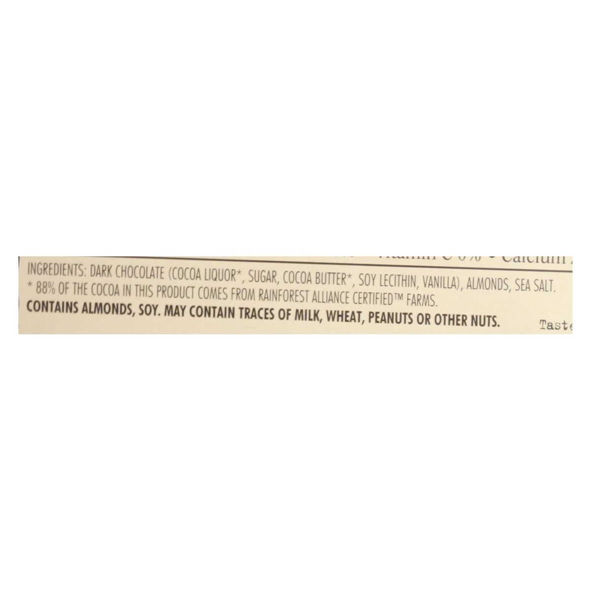 Chocolove Xoxox - Bar - Almond - Sea Salt - 70% Dark Chocolate - Case of 12 - 3.2 oz
