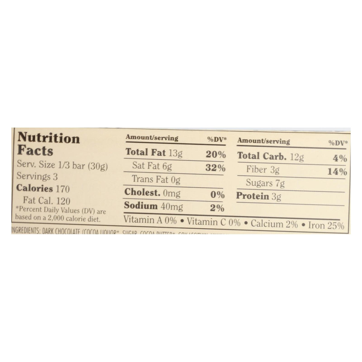 Chocolove Xoxox - Bar - Almond - Sea Salt - 70% Dark Chocolate - Case of 12 - 3.2 oz
