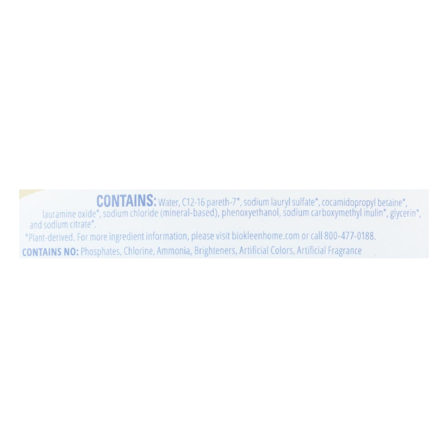 Biokleen Laundry Liquid - Free and Clear - 64 oz