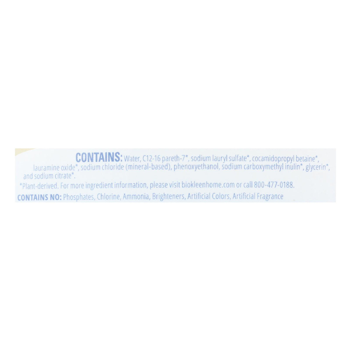 Biokleen Laundry Liquid - Free and Clear - 64 oz