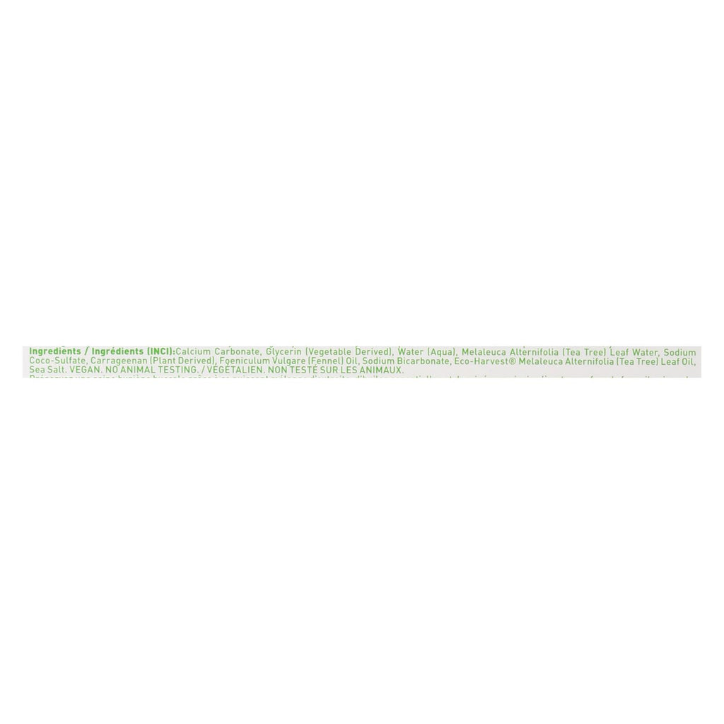Desert Essence - Natural Tea Tree Oil Toothpaste Fennel - 6.4 oz