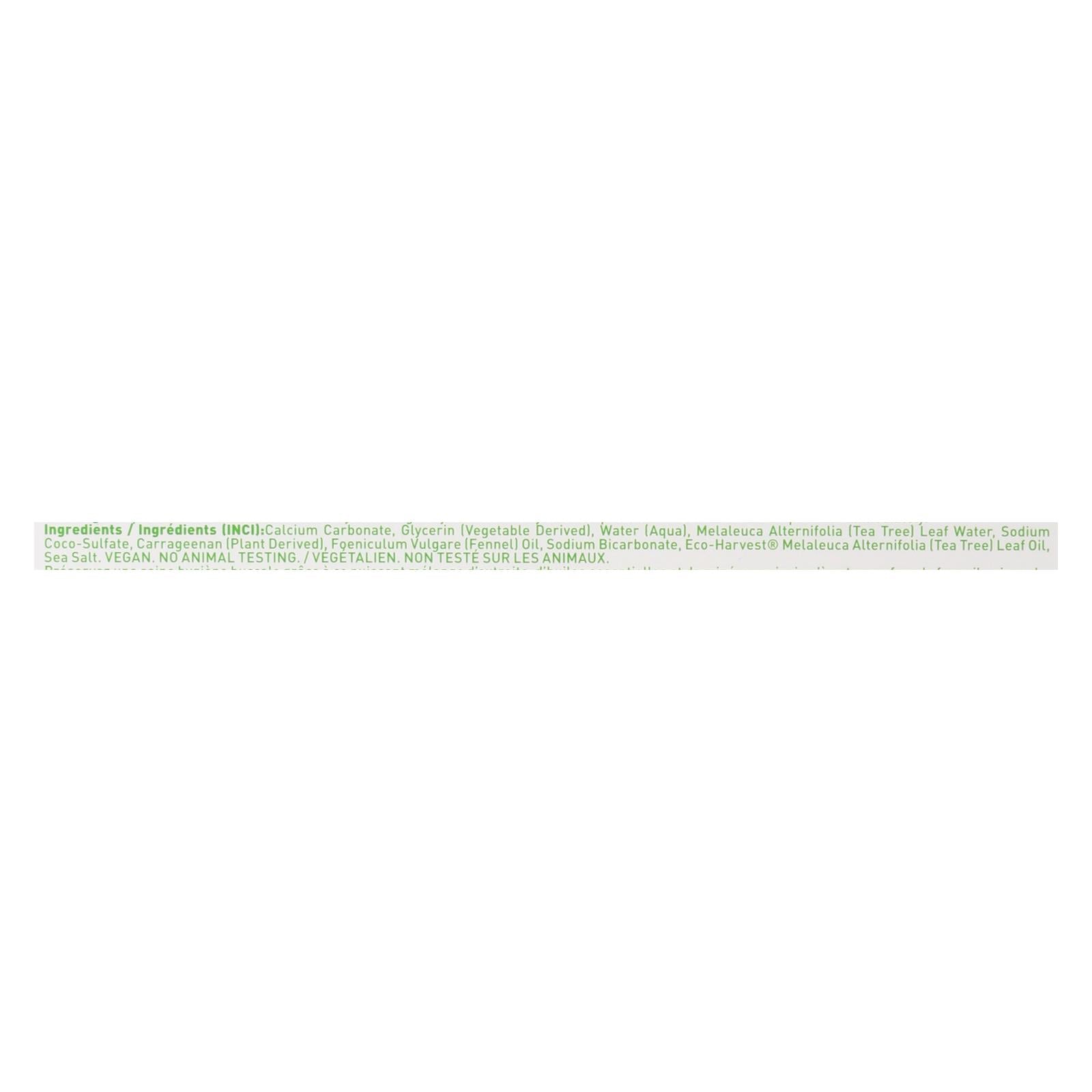 Desert Essence - Natural Tea Tree Oil Toothpaste Fennel - 6.4 oz