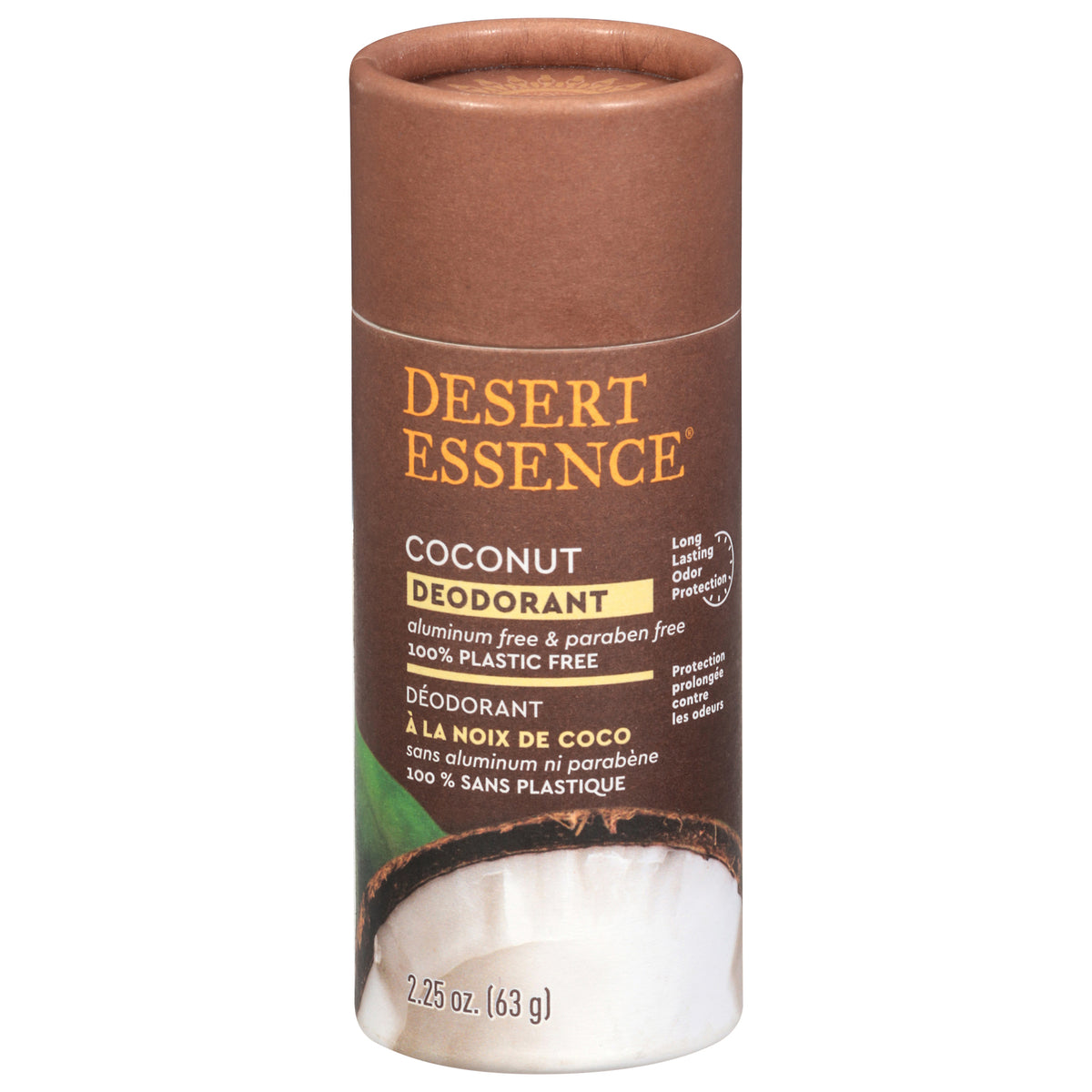 Desert Essence - Deodorant Coconut - EA of 1-2.25 OZ