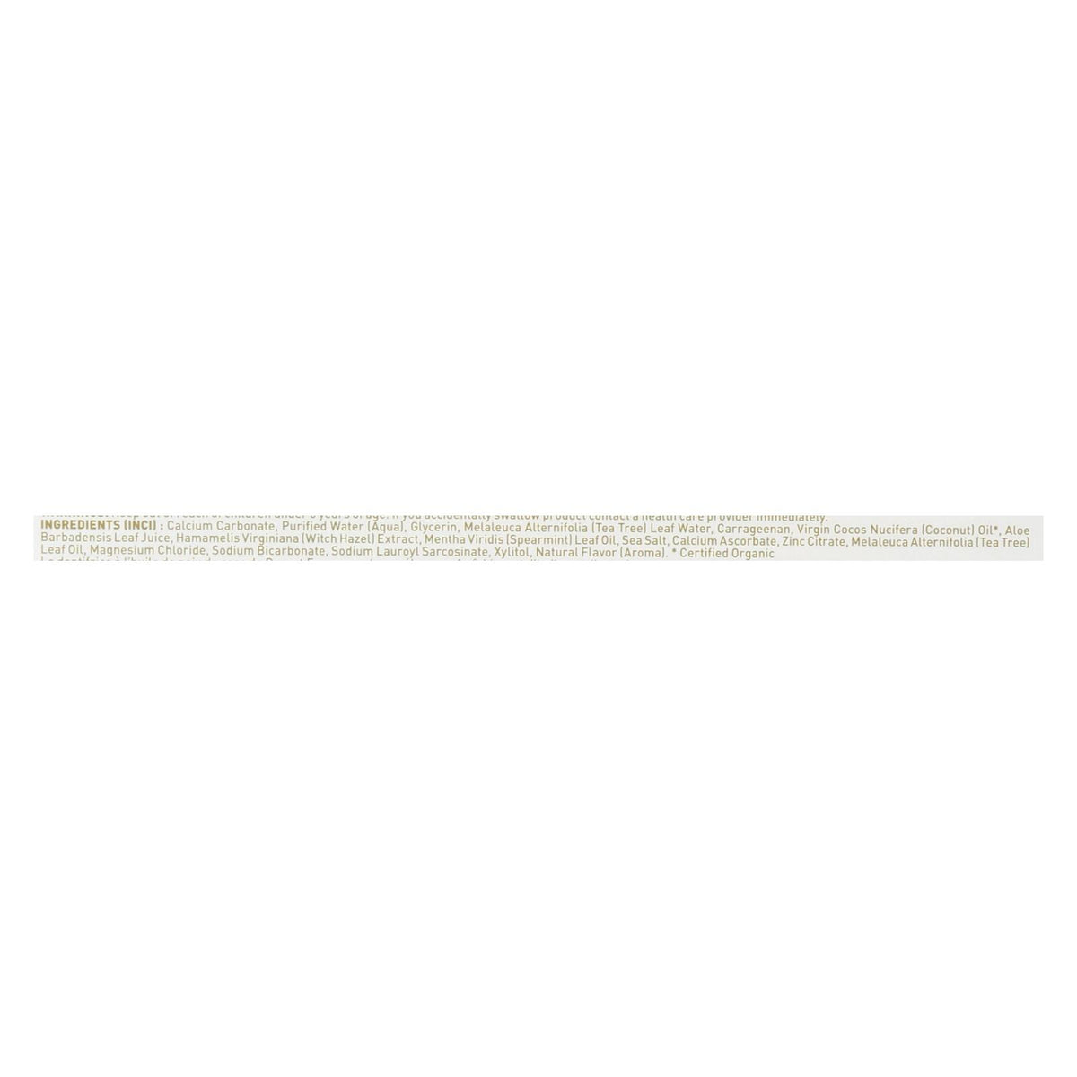 Desert Essence - Coconut Oil Toothpaste - Mint - 6.25 oz