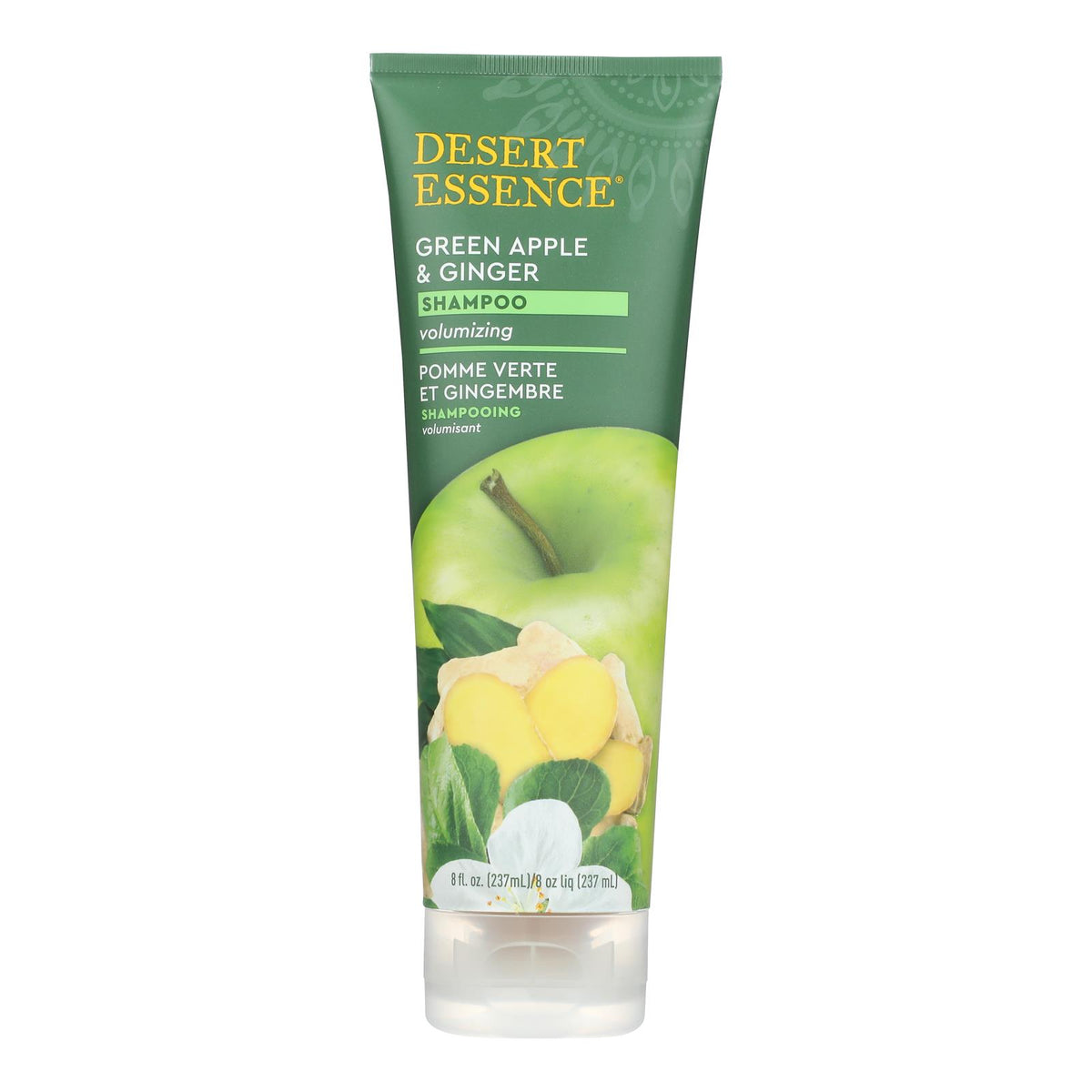 Desert Essence - Shampoo Green Apple and Ginger - 8 fl oz
