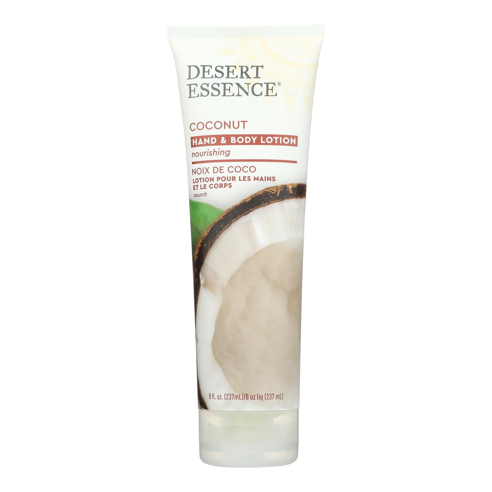 Desert Essence - Hand and Body Lotion Coconut - 8 fl oz