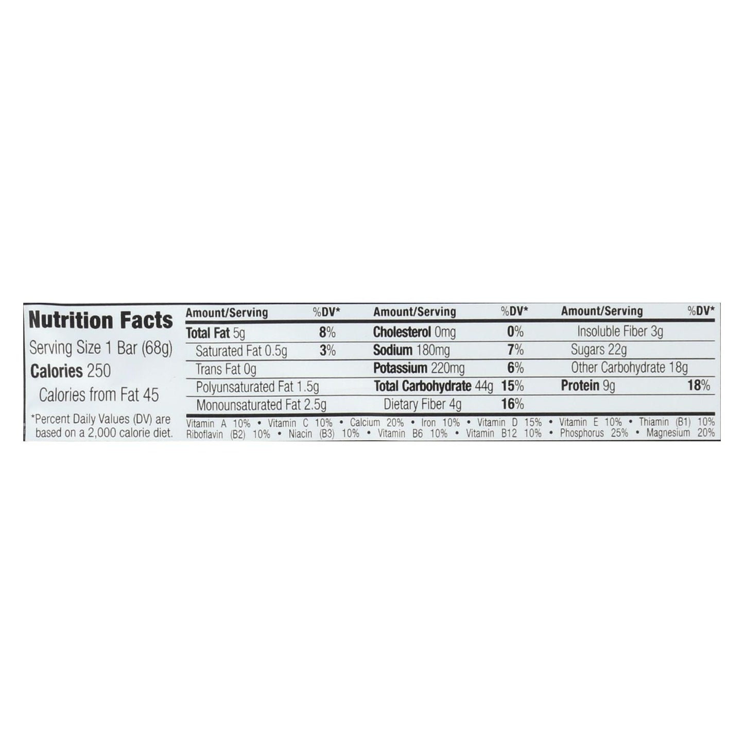 Clif Bar - Organic Blueberry Crisp - Case of 12 - 2.4 oz