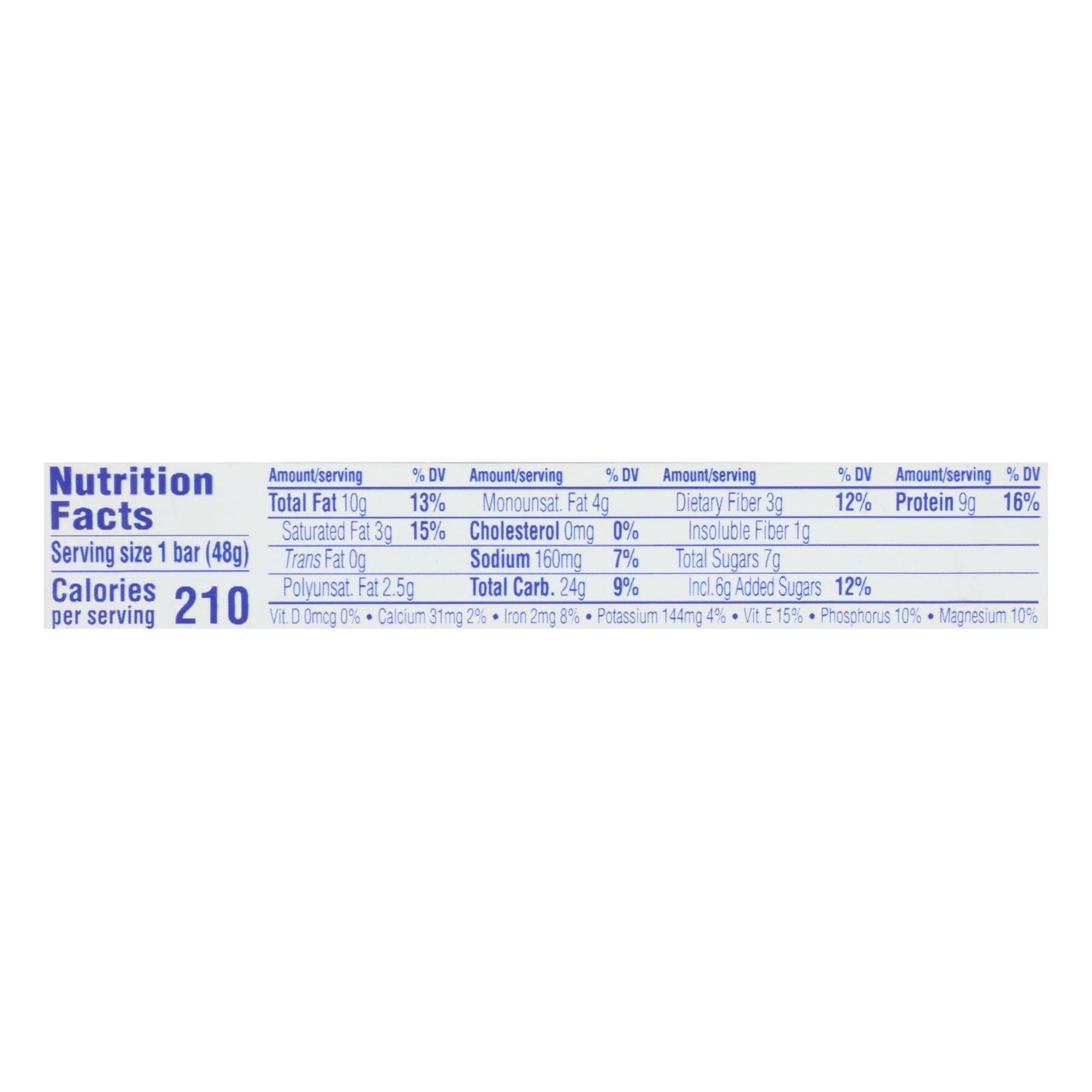 Clif Bar Luna Bar - Organic Nuts Over Chocolate - Case of 15 - 1.69 oz