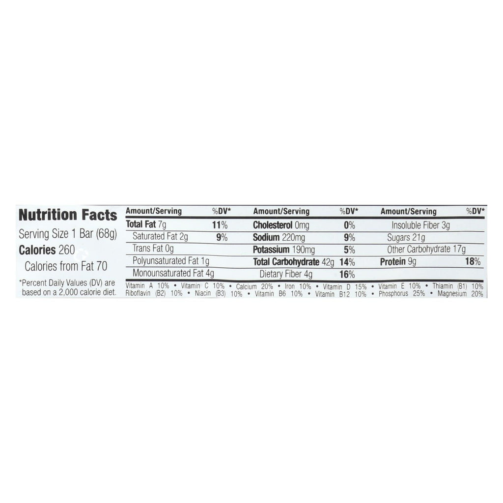 Clif Bar - Organic White Chocolate Macadamia Nut - Case of 12 - 2.4 oz