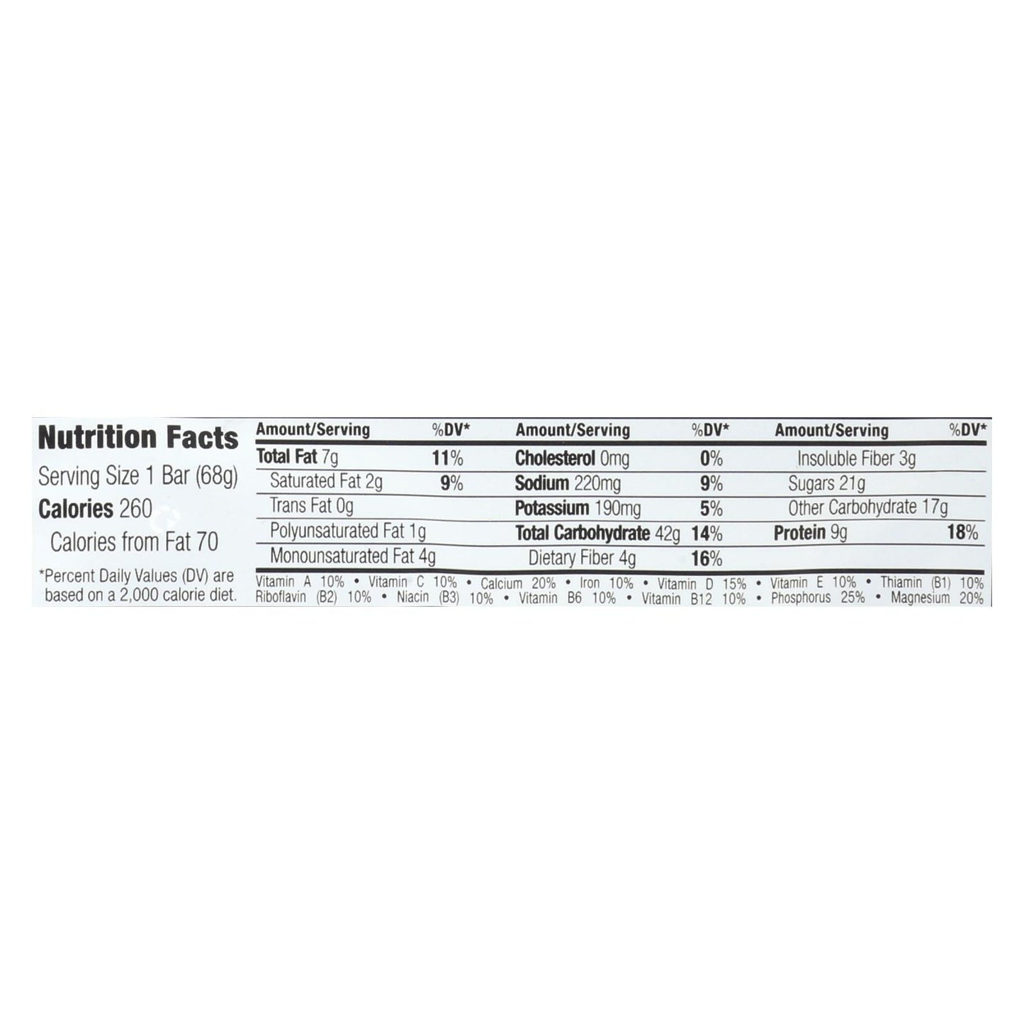 Clif Bar - Organic White Chocolate Macadamia Nut - Case of 12 - 2.4 oz