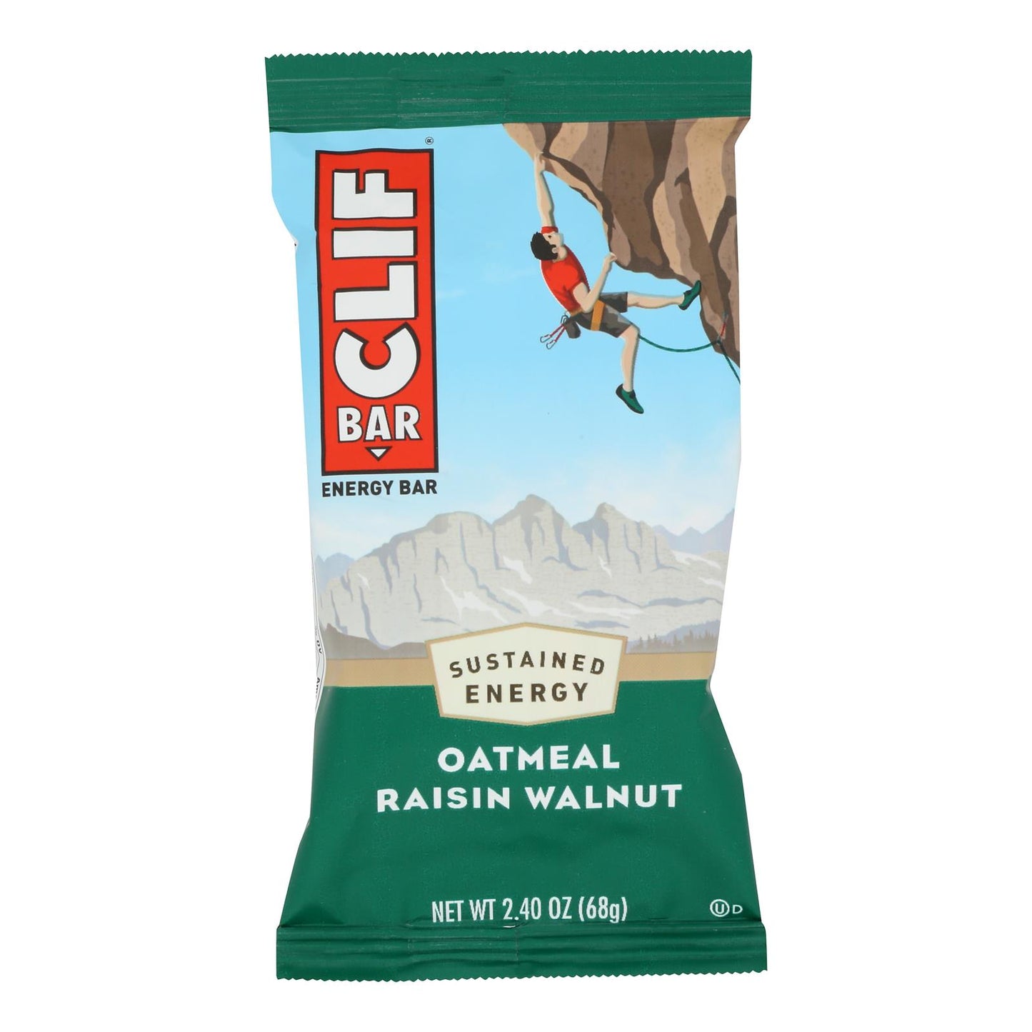 Clif Bar - Organic Oat Raisin Walnut - Case of 12 - 2.4 oz