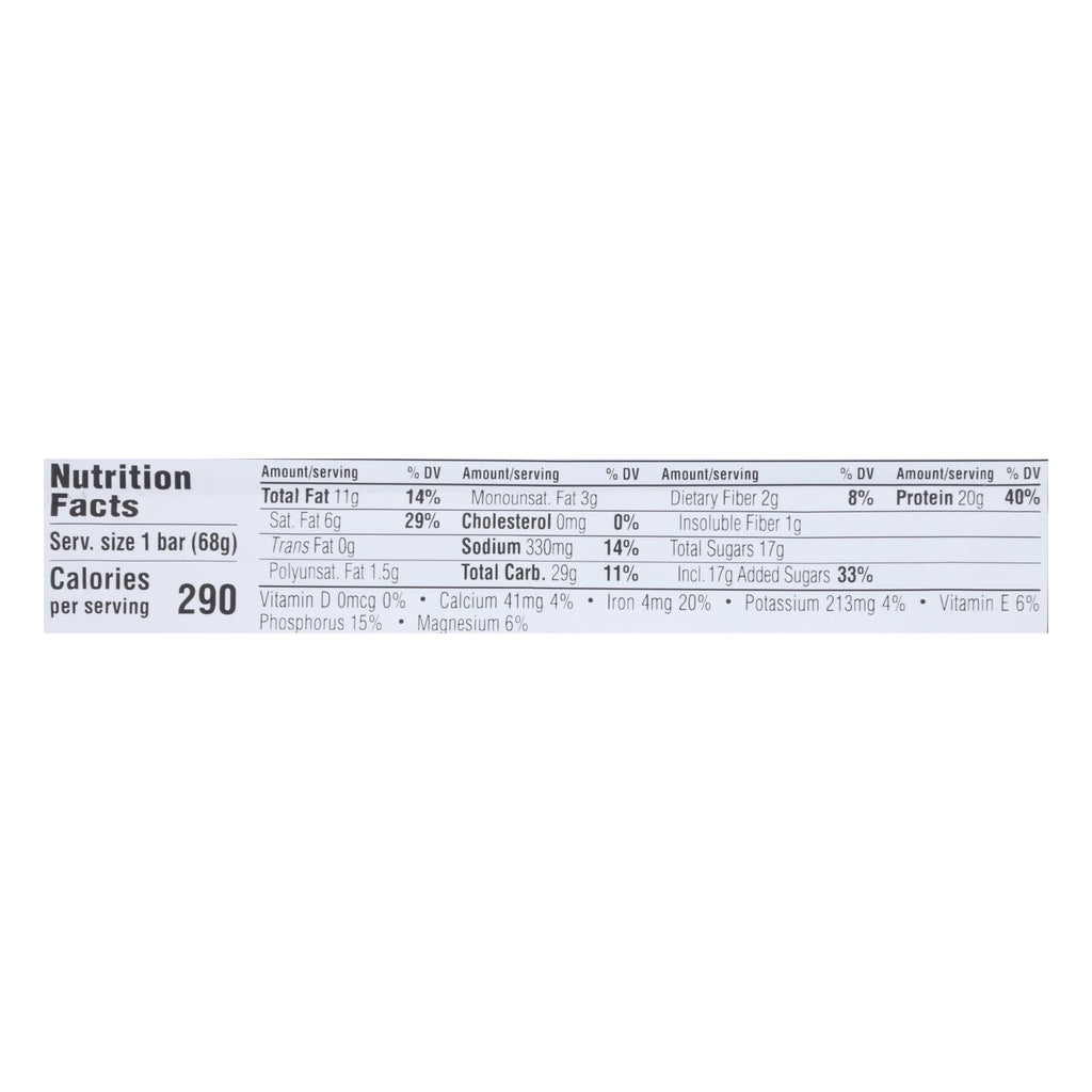 Clif Bar Builder Bar - Chocolate Peanut Butter - Case of 12 - 2.4 oz