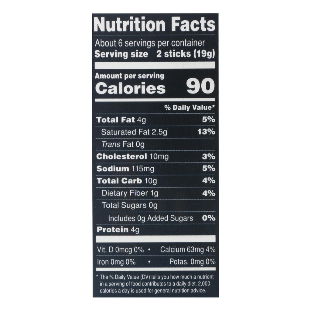 John Wm Macy's - Cheesestick Orig Cheddar - CS of 6-4 OZ