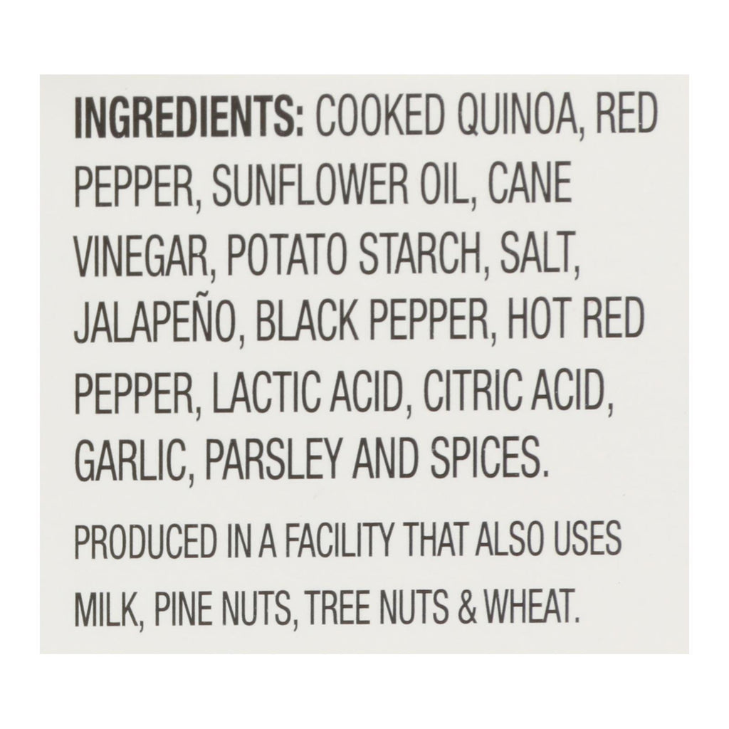 Cucina and Amore - Quinoa Meals - Spicy Jalapeno and Roasted Peppers - Case of 6 - 7.9 oz.